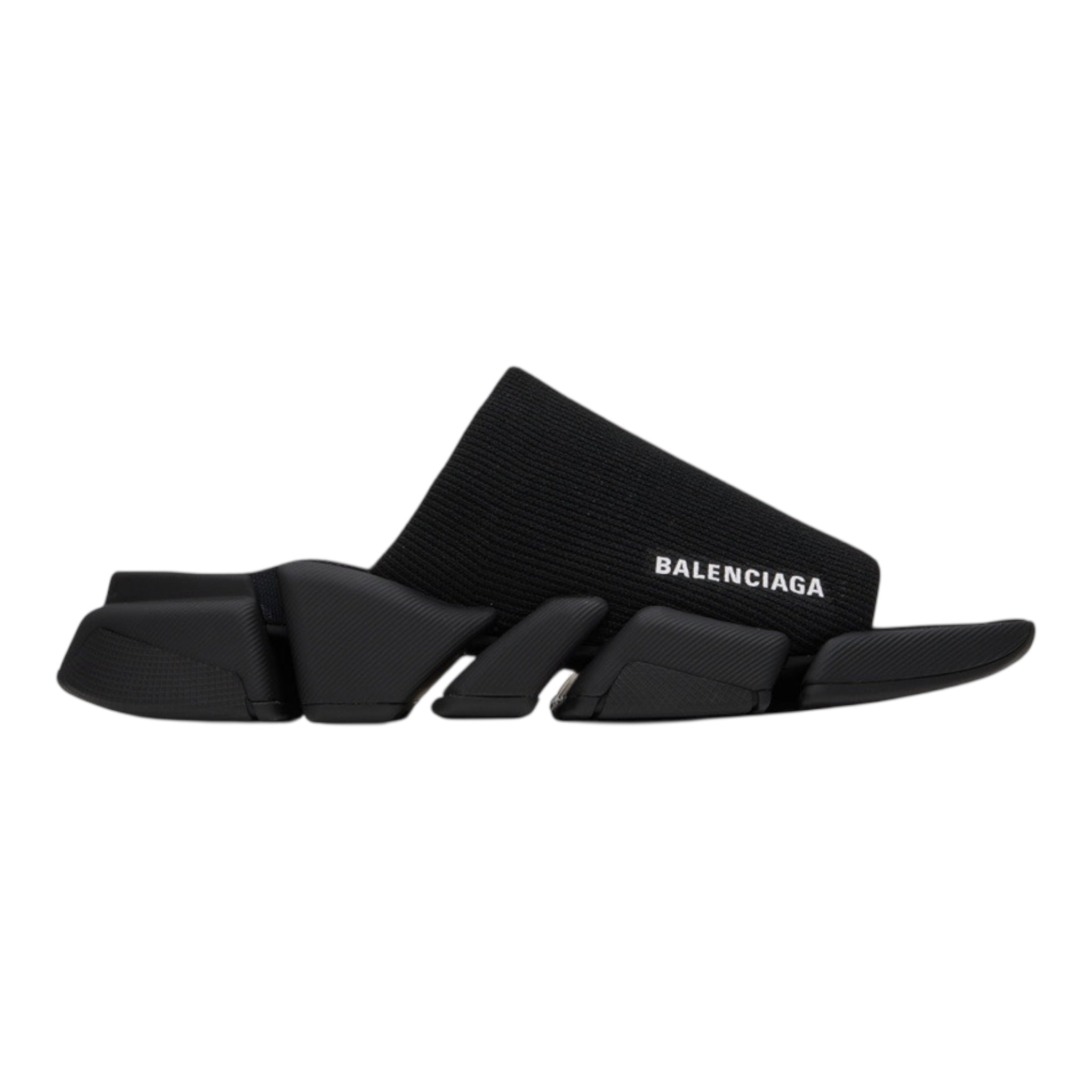 Balenciaga Black Speed Slides