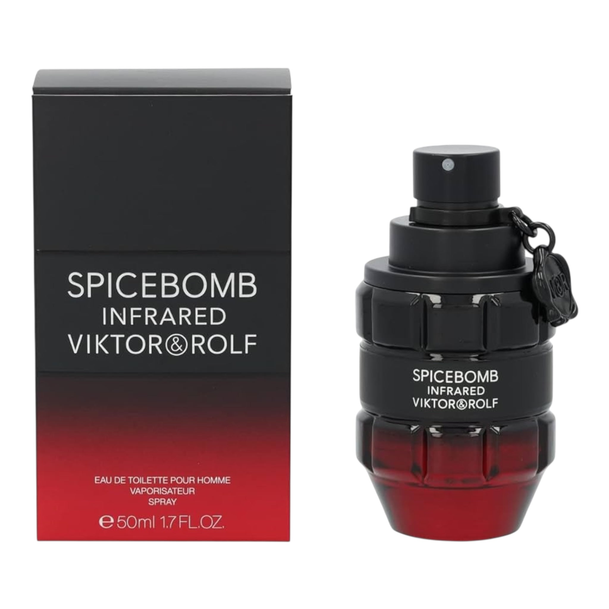 Viktor & Rolf Spicebomb Infrared for Men Eau de Toilette Spray, 1.7 Ounce
