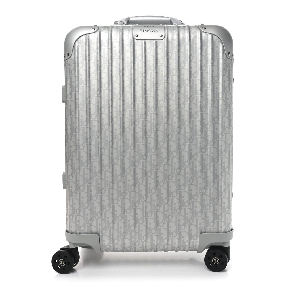 Christian Dior x RIMOWA Aluminum Gradient Cabin Luggage Silver — view 1
