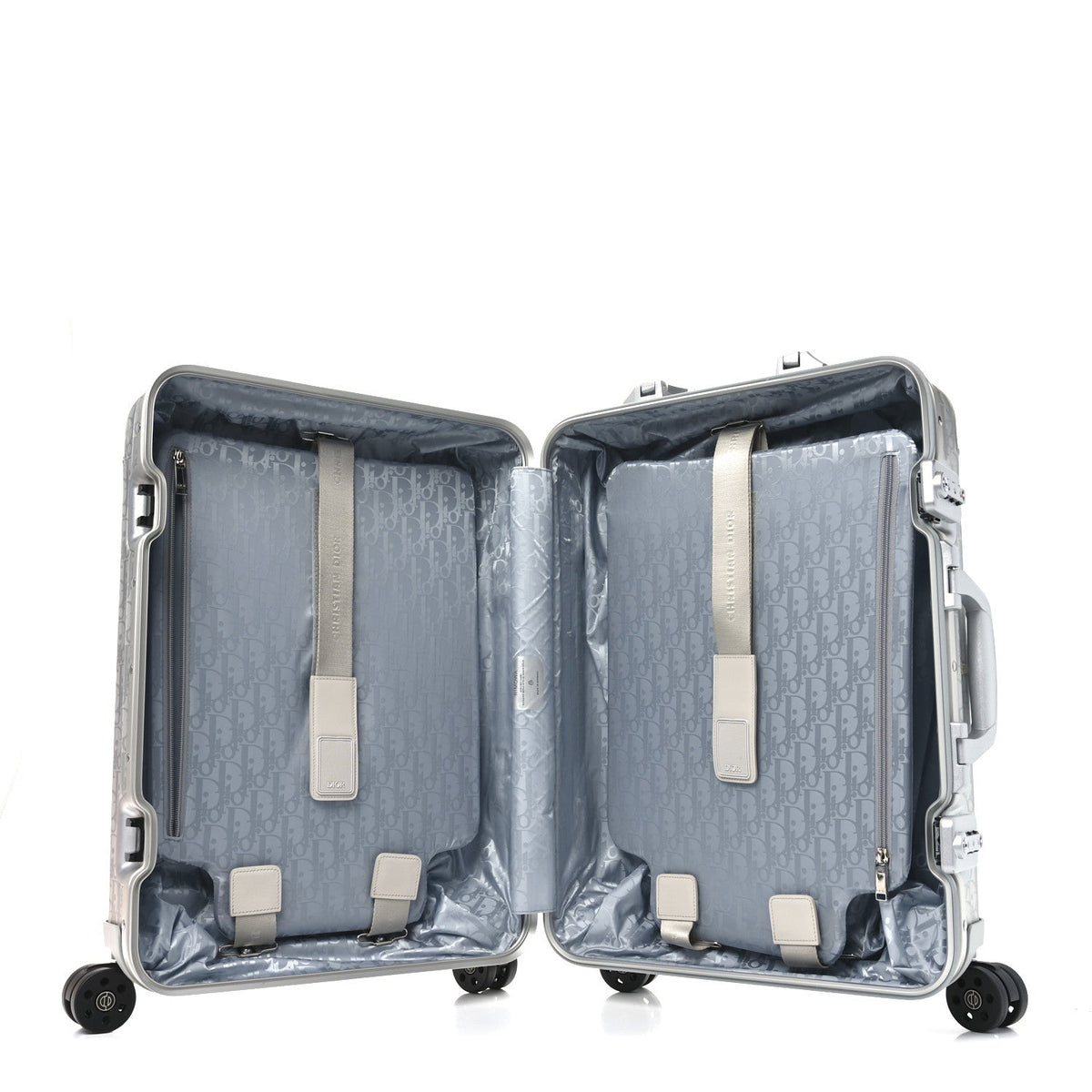 Christian Dior x RIMOWA Aluminum Gradient Cabin Luggage Silver — view 4