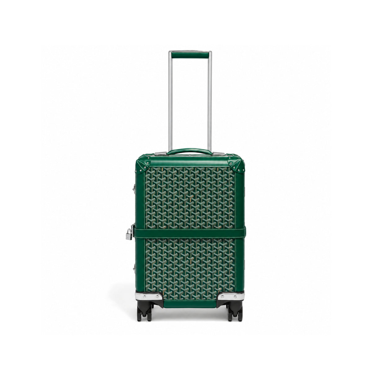 Goyard Bourget PM Trolley Case – Green, product view 2 on white