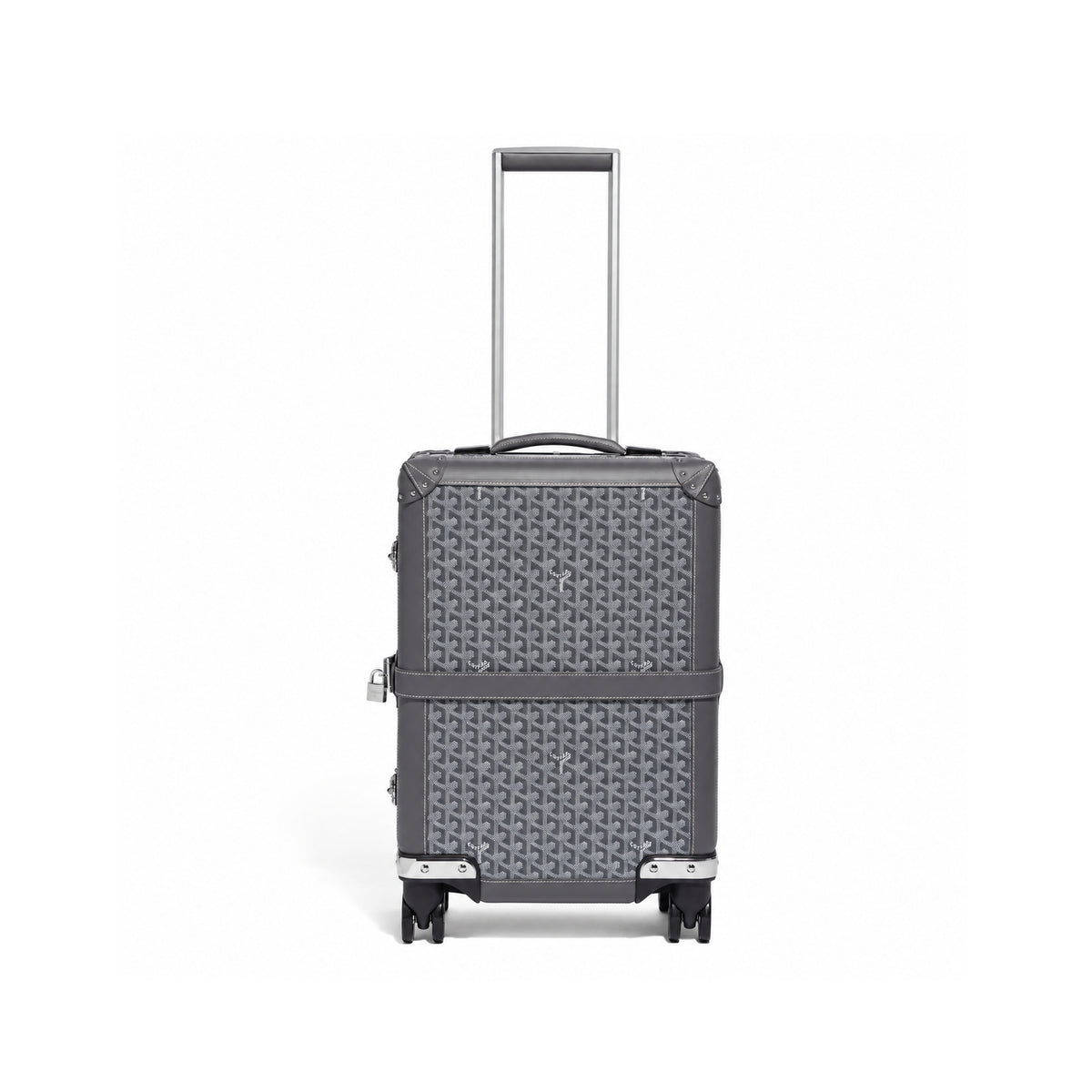 Goyard Bourget PM Trolley Case – Grey, product view 2 on white