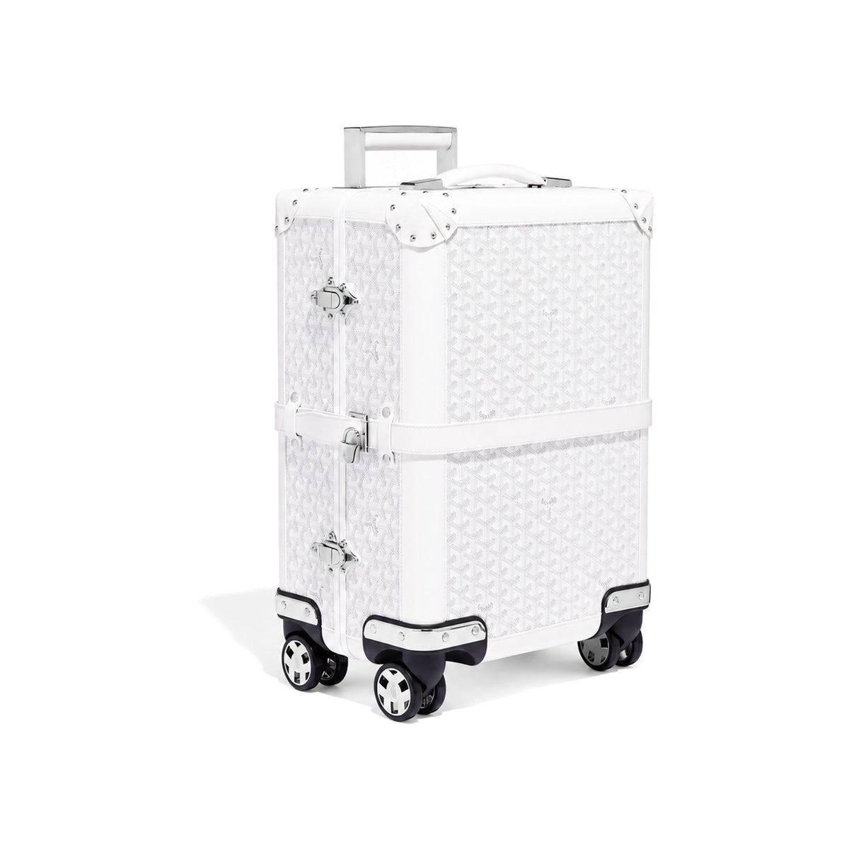 Goyard Bourget PM Trolley Case – White, product view 1 on white