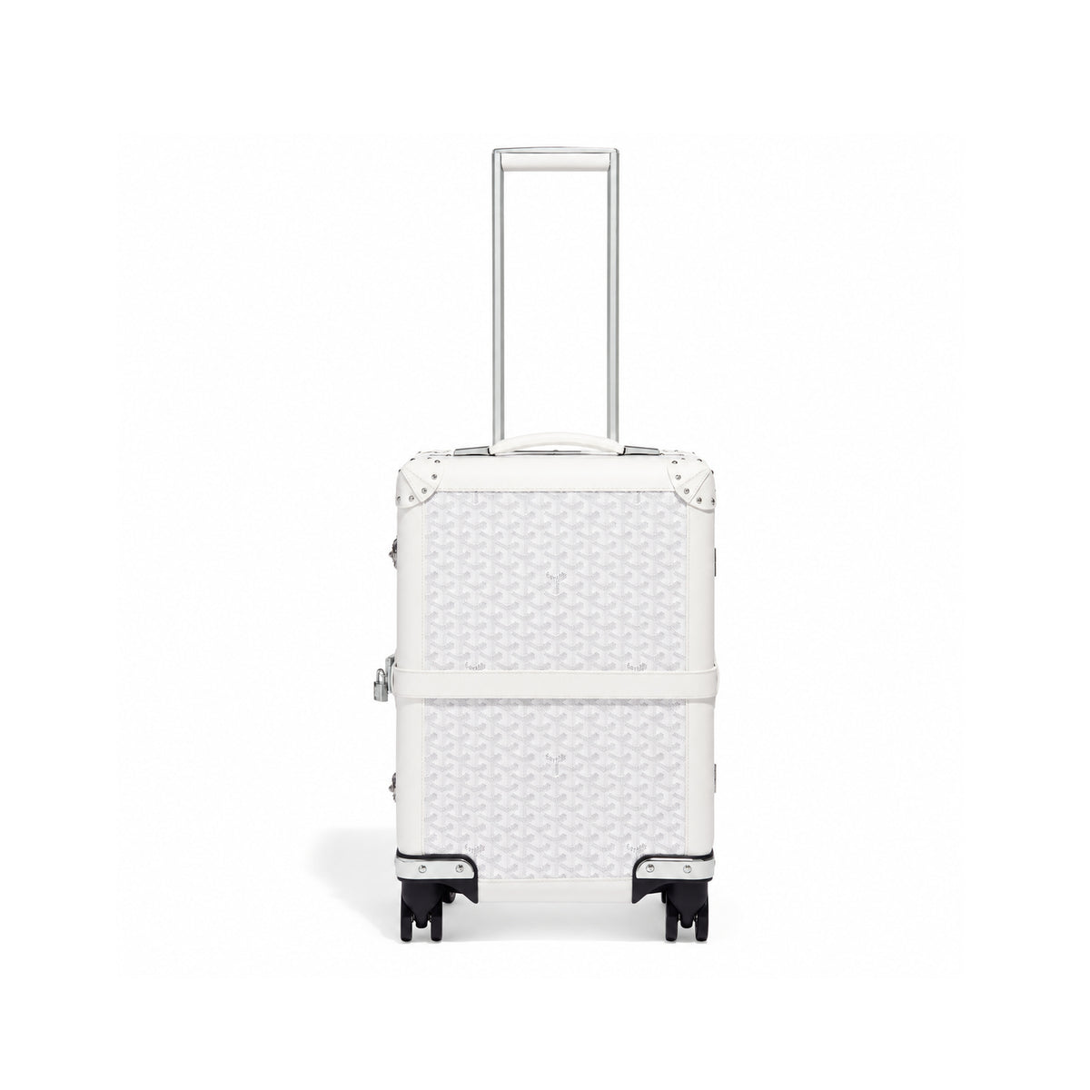 Goyard Bourget PM Trolley Case – White, product view 2 on white