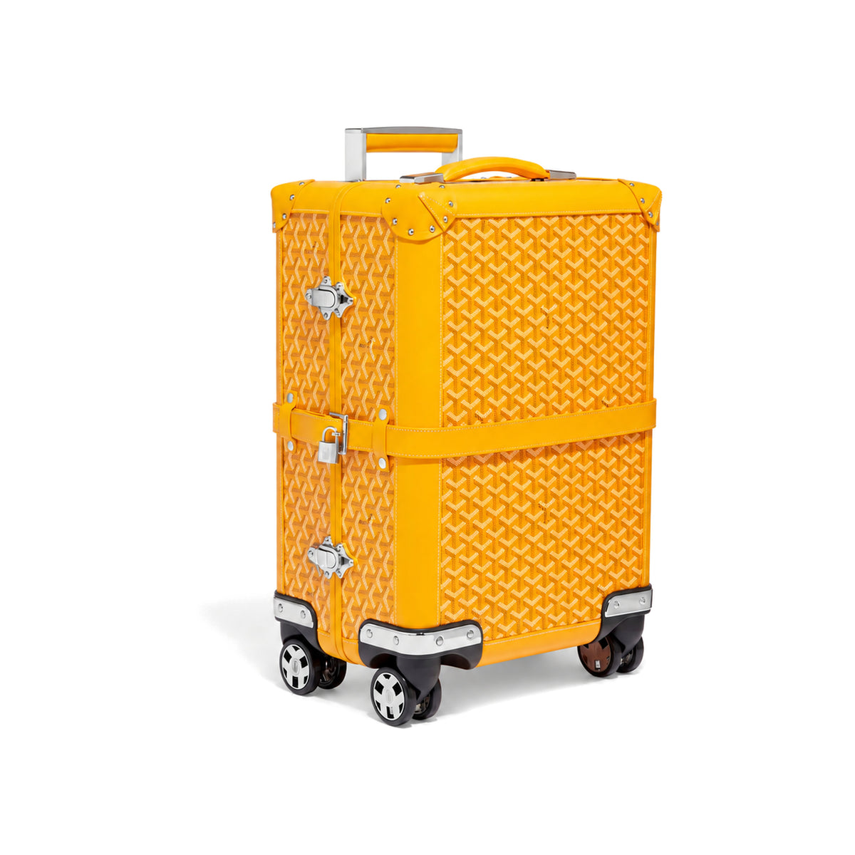 Goyard Bourget PM Trolley Case – Yellow, product view 1 on white