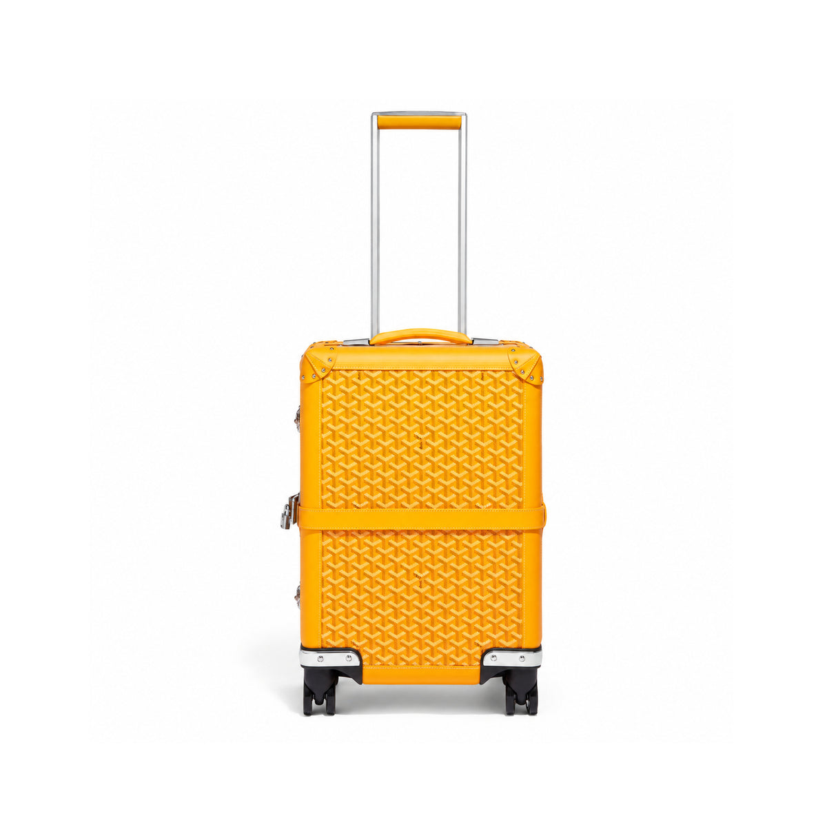 Goyard Bourget PM Trolley Case – Yellow, product view 2 on white