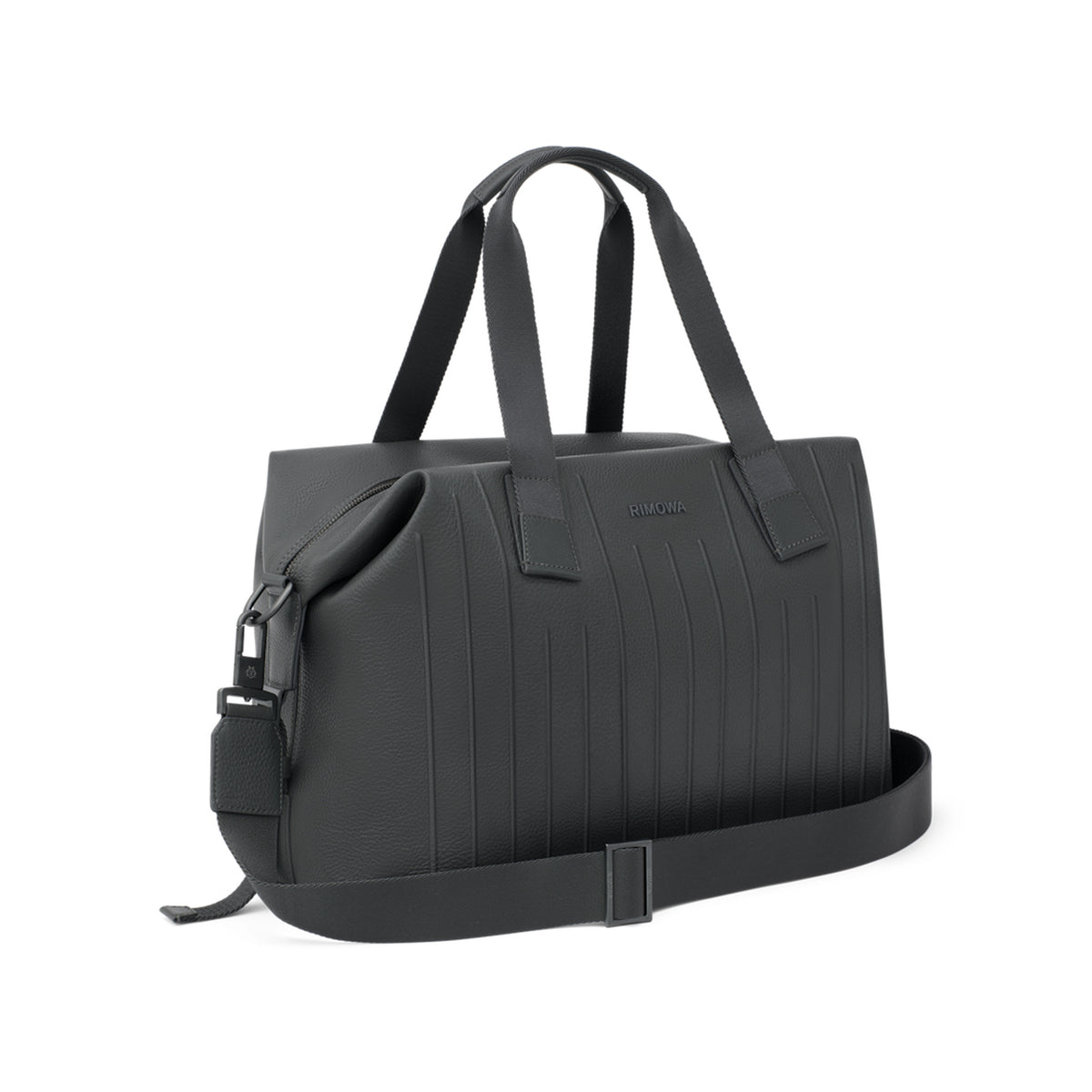 RIMOWA Never Still Leather Duffle Bag Medium — Anthracite grey — view 2