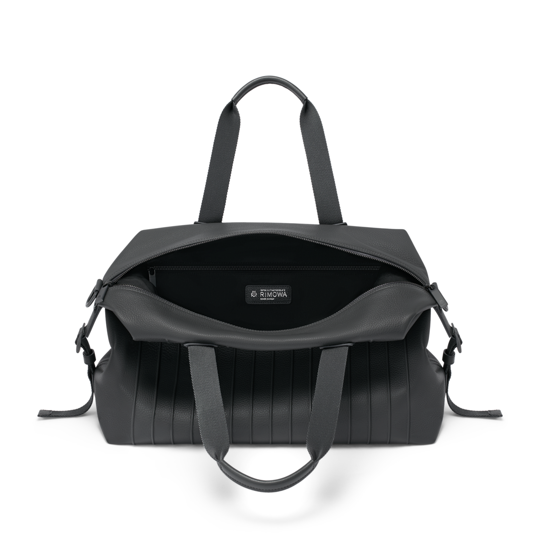 RIMOWA Never Still Leather Duffle Bag Medium — Anthracite grey — view 3