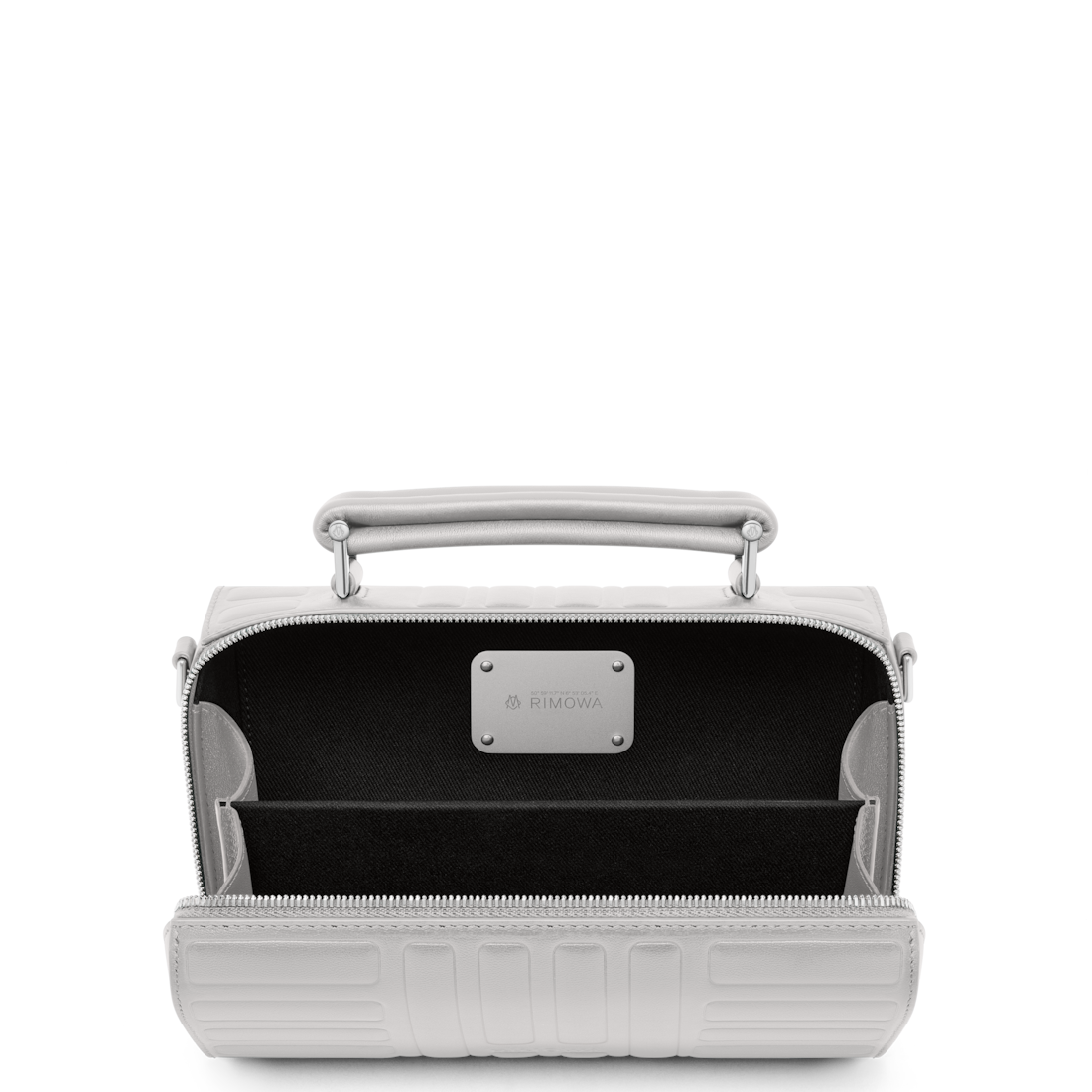 RIMOWA Groove Leather Cross-Body Bag Small — Silver — view 4