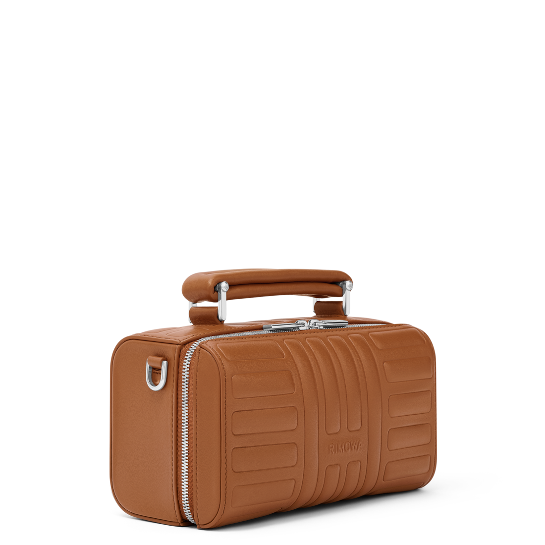 RIMOWA Groove Leather Cross-Body Bag Small — Cognac brown — view 2