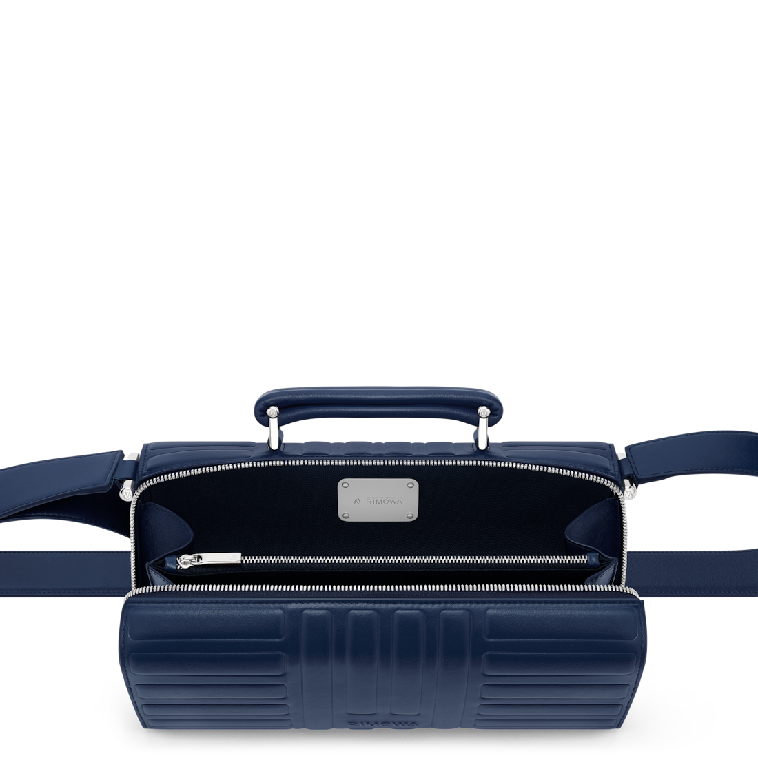 RIMOWA Groove Leather Cross-Body Bag Large — Ink Blue — view 3
