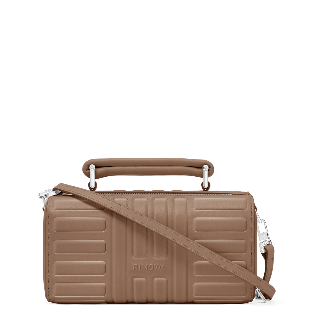 RIMOWA Groove Leather Cross-Body Bag Small — Umber brown — view 1