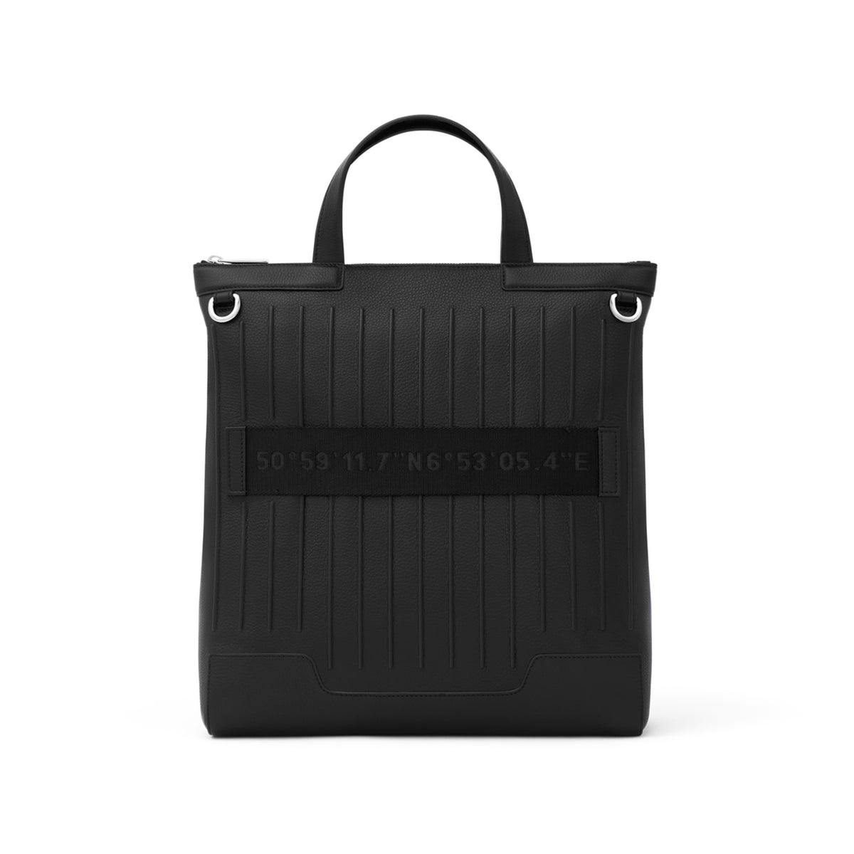 RIMOWA Never Still Leather Zipped Tote — Black — view 4