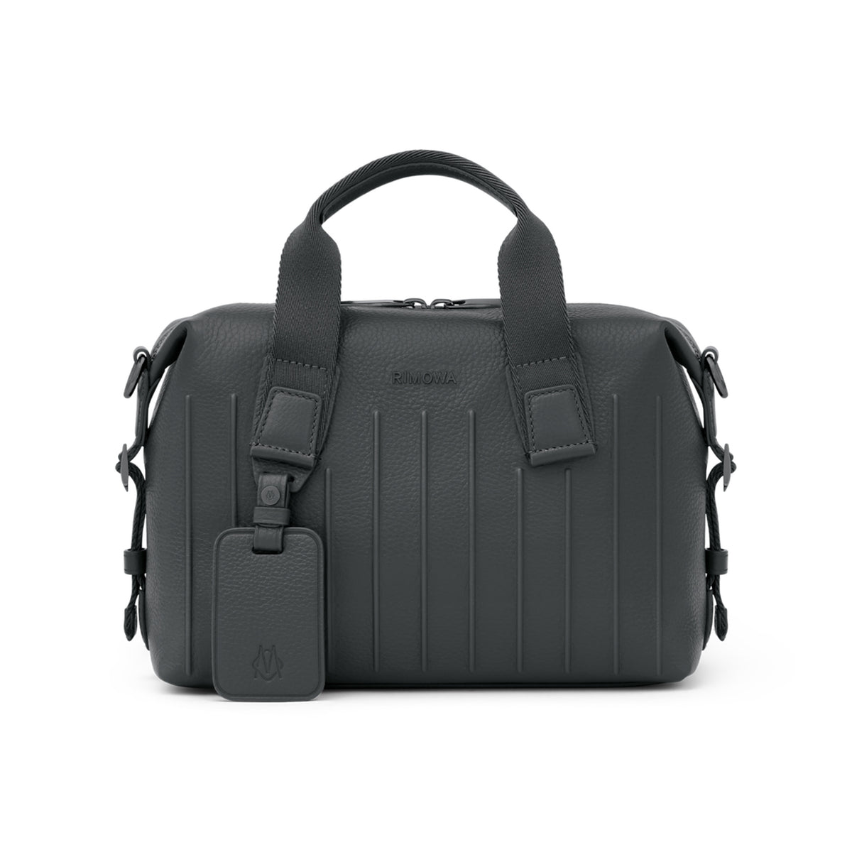 RIMOWA Never Still Leather Cross-Body Bag Small — Anthracite grey — view 1