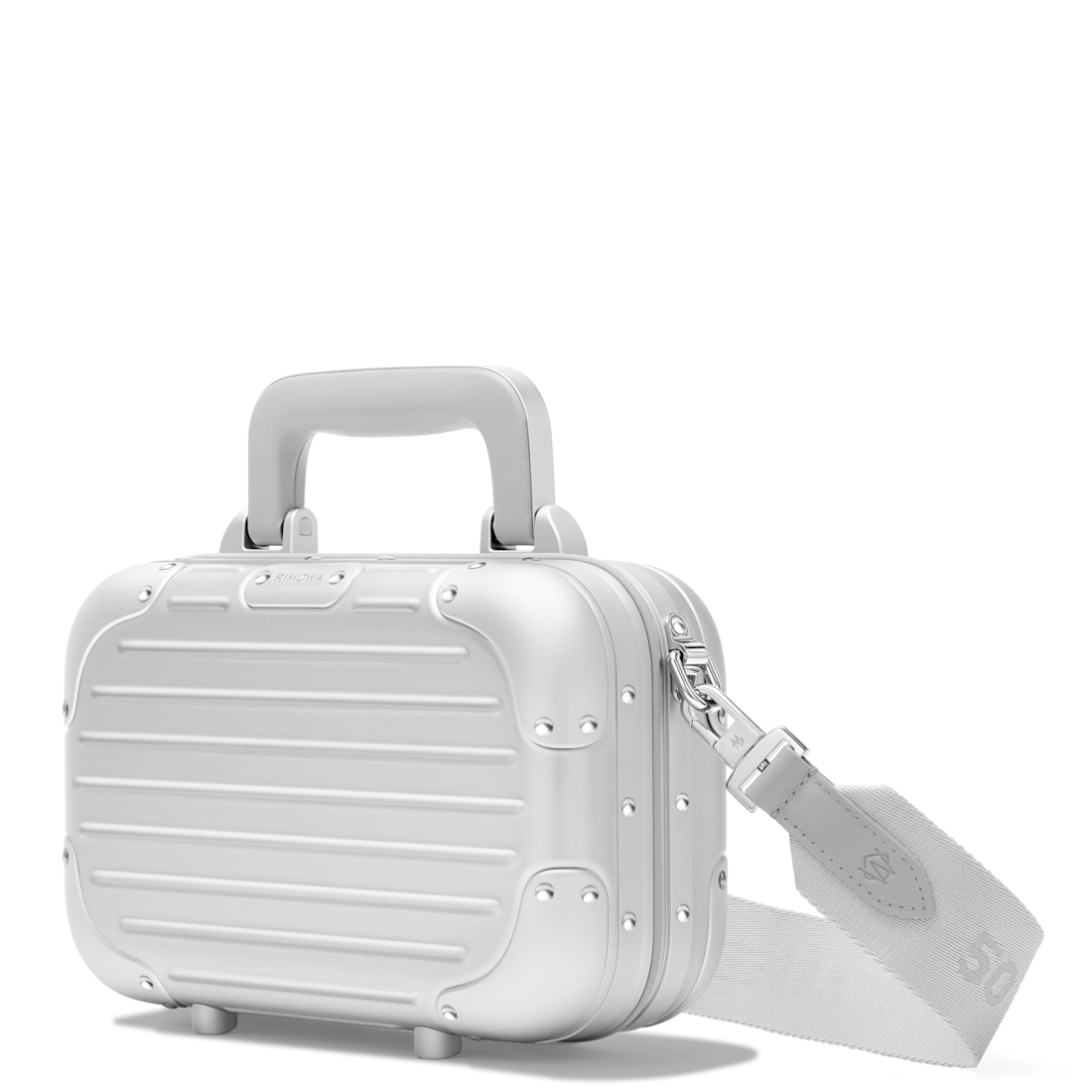 RIMOWA Aluminum Cross-Body Bag 16 — Silver — view 4