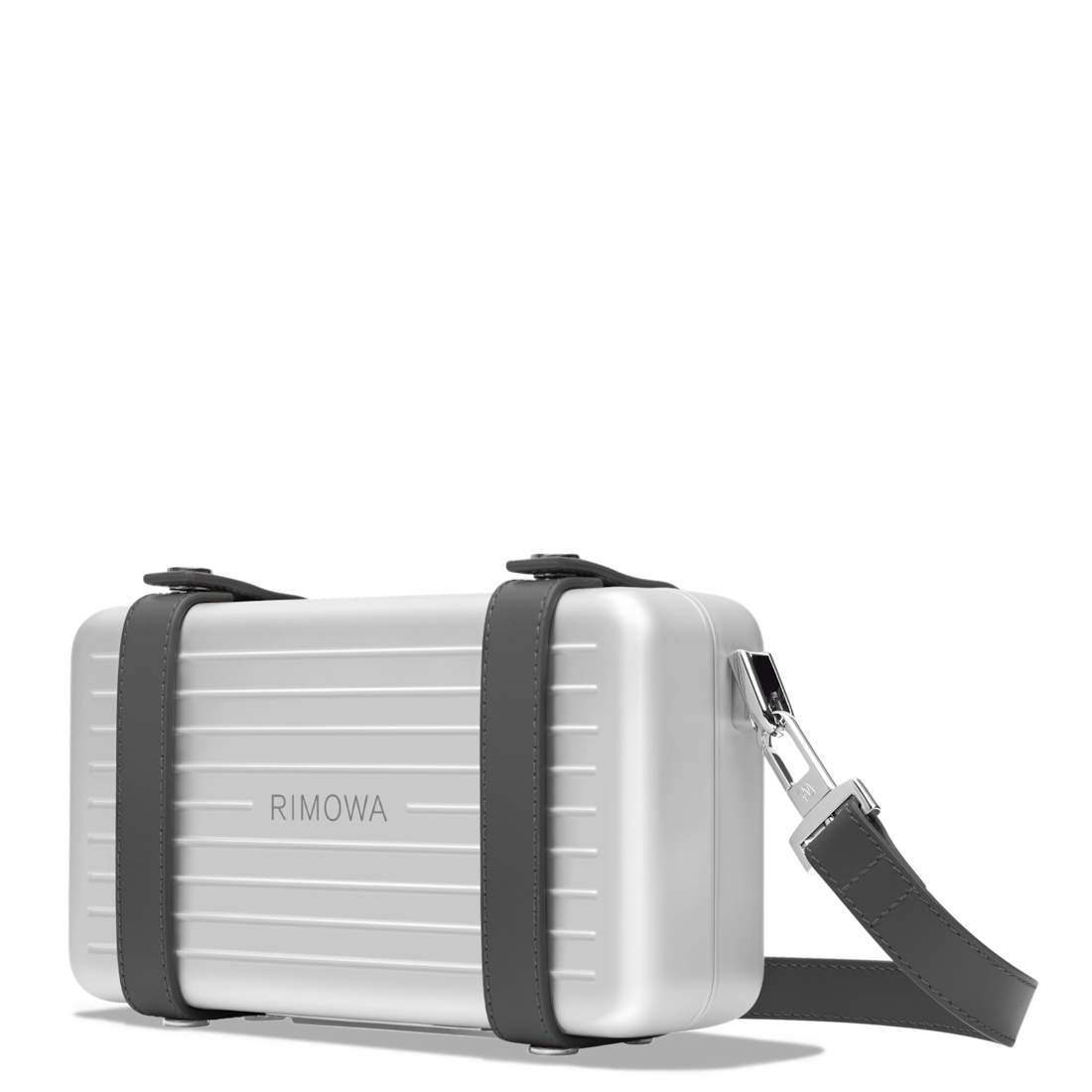 RIMOWA Personal Aluminum Cross-Body Bag — Slate Grey — view 2
