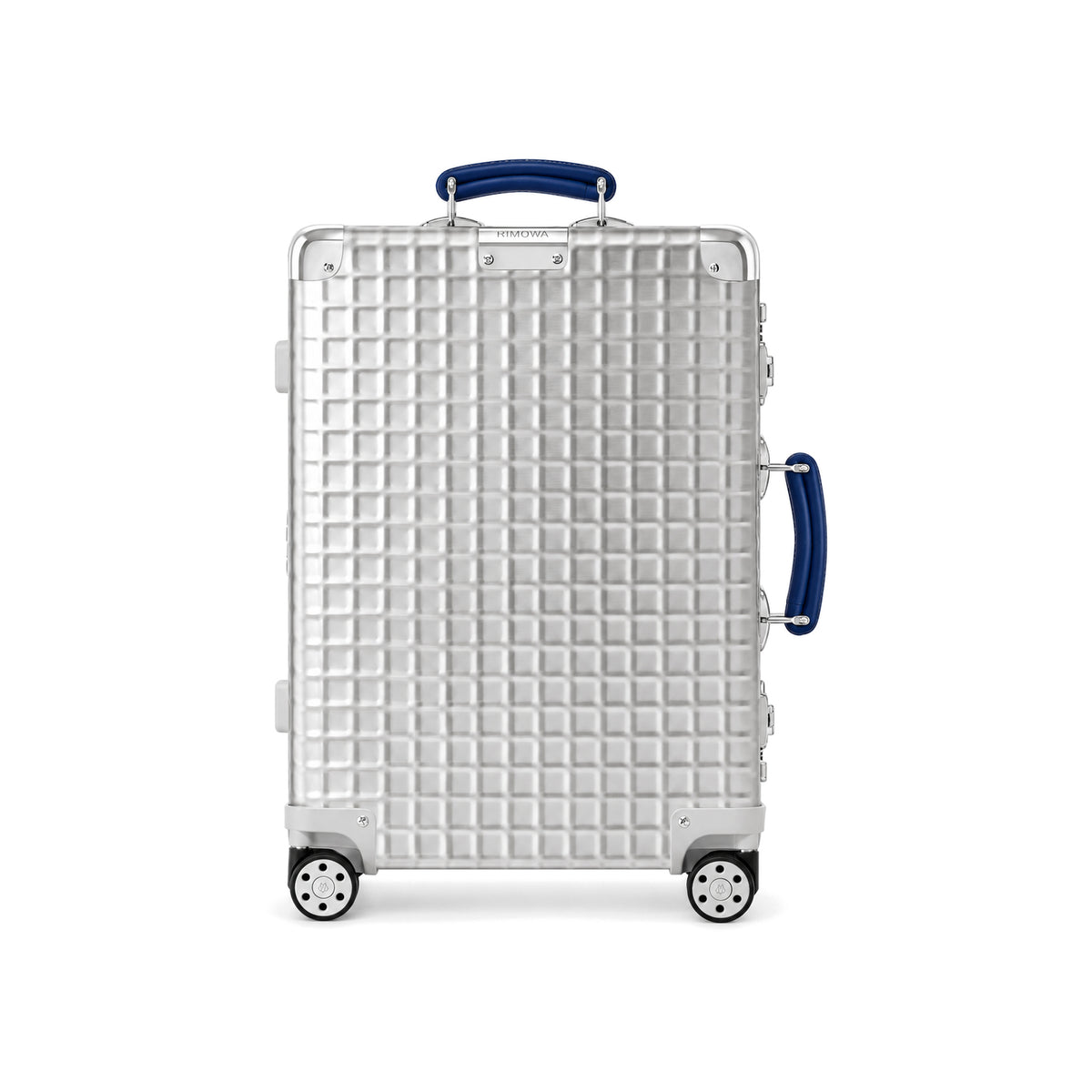 RIMOWA Classic Aluminum Grid Cabin Silver – front