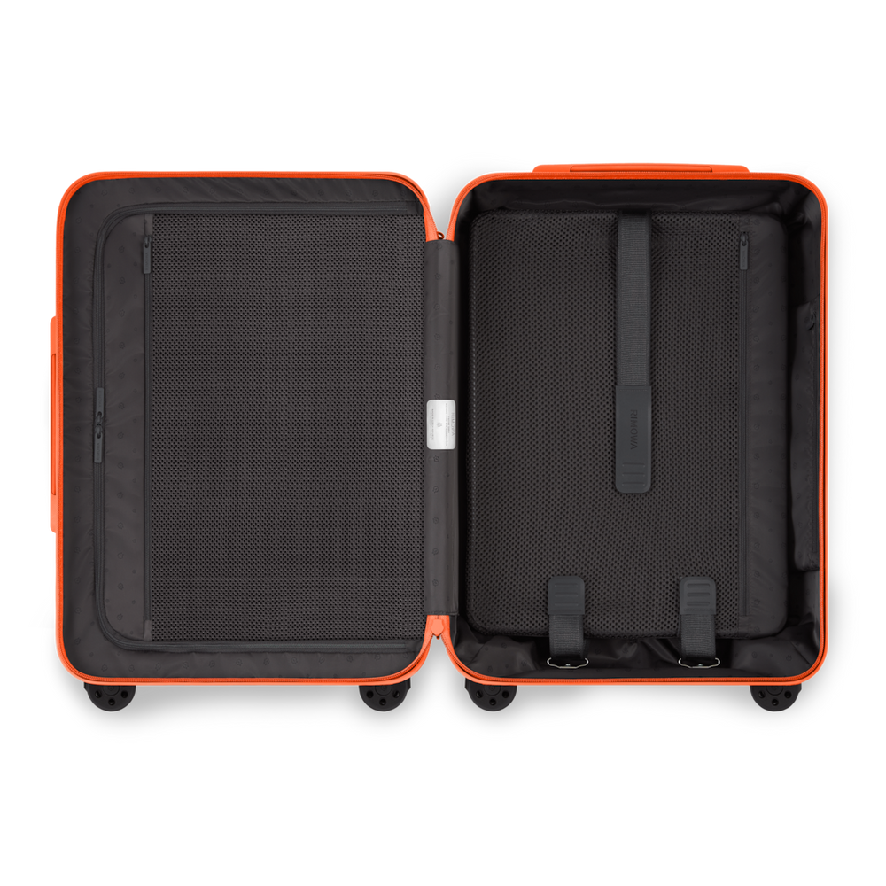 RIMOWA Essential Cabin – Gloss Orange – view 5 on white background