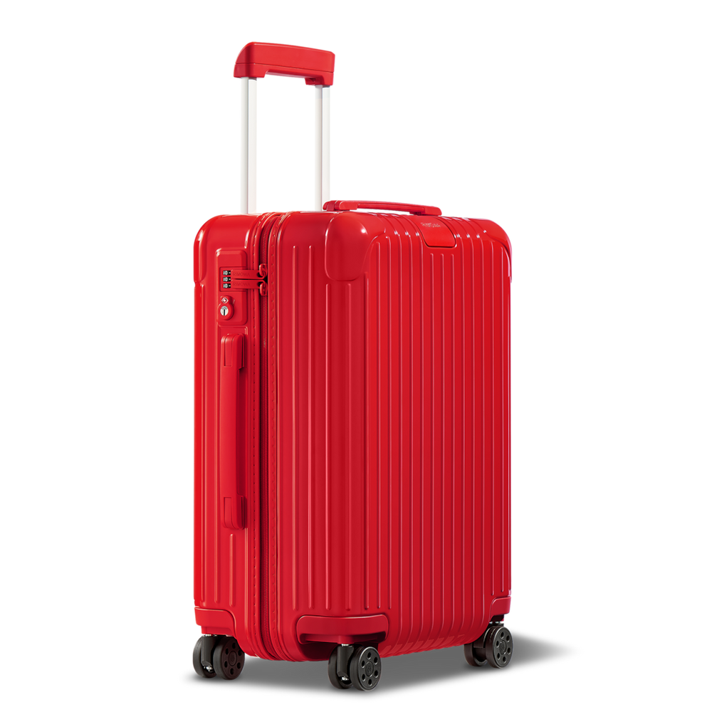 RIMOWA Essential Cabin – Gloss Red – view 2 on white background