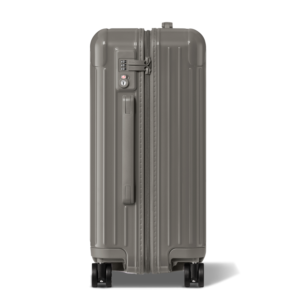 RIMOWA Essential Cabin – Gloss Slate Grey – view 4 on white background