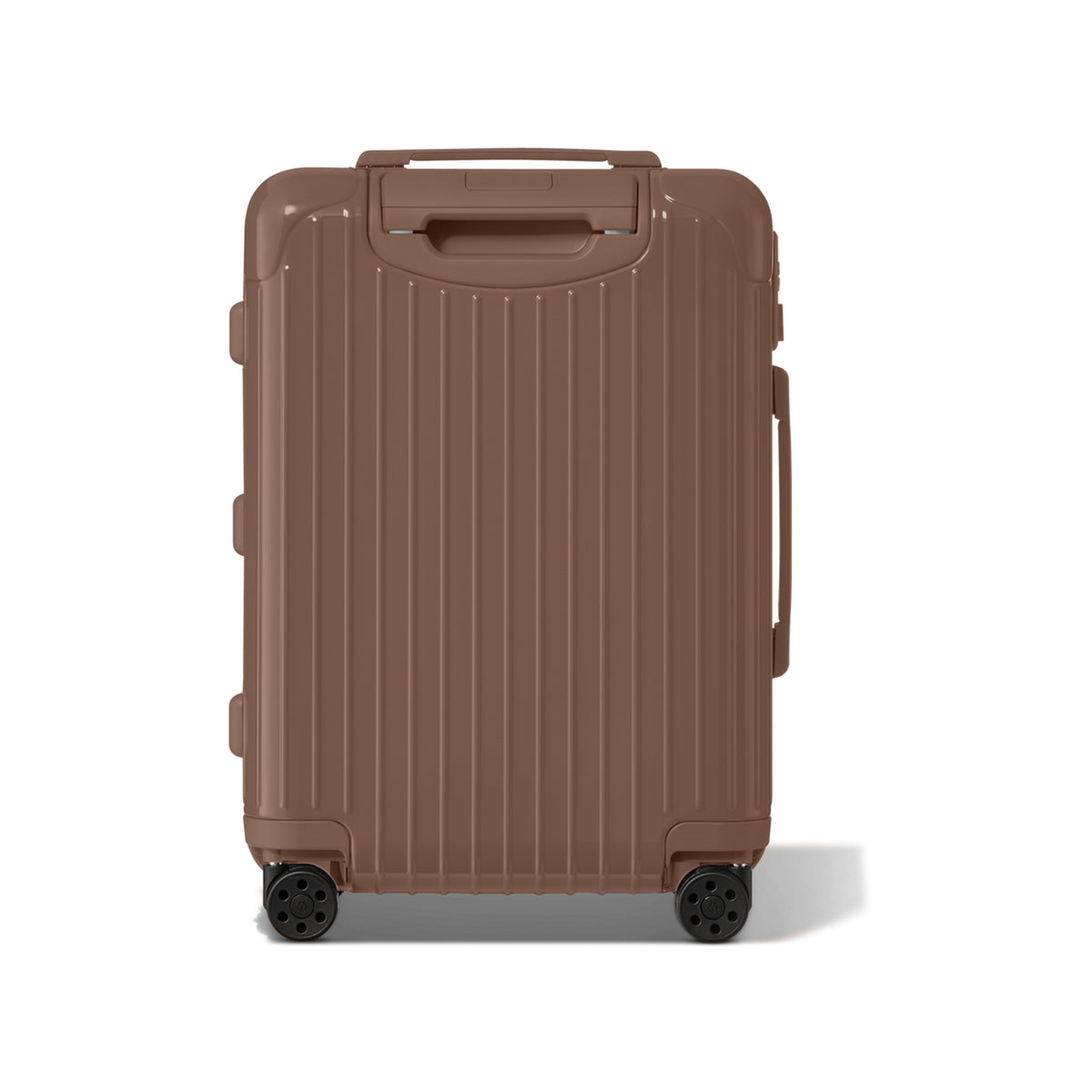 RIMOWA Essential Cabin – Gloss Umber Brown – view 4 on white background