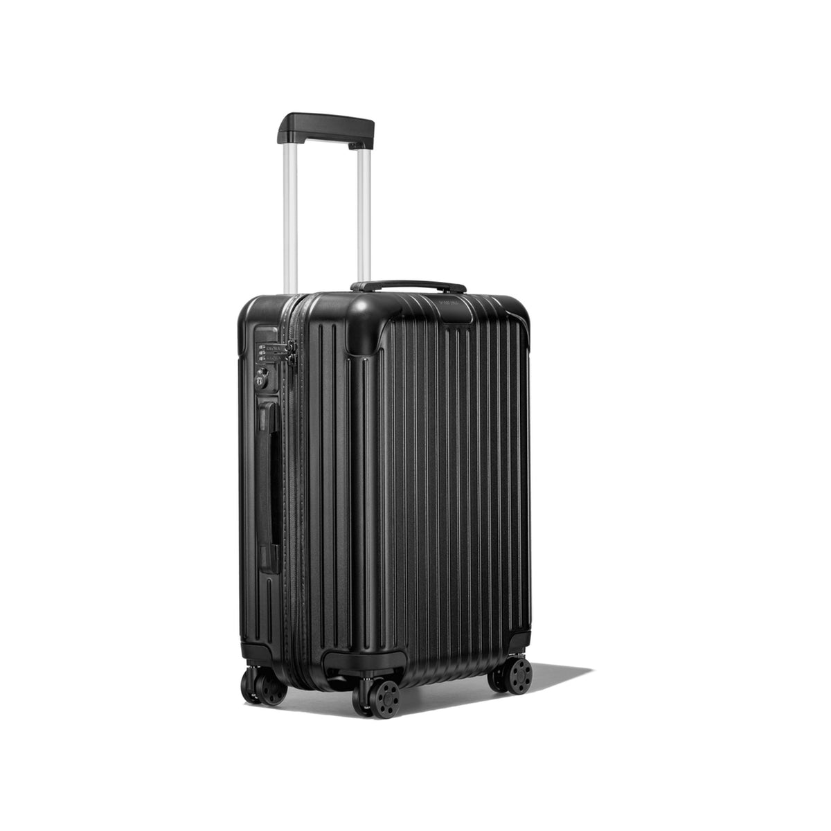 RIMOWA Essential Cabin – Matte Black – view 2 on white background