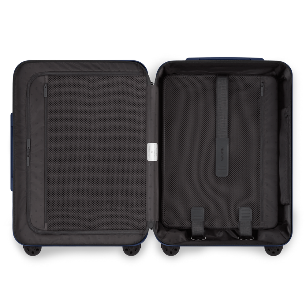 RIMOWA Essential Cabin – Matte Blue – view 5 on white background