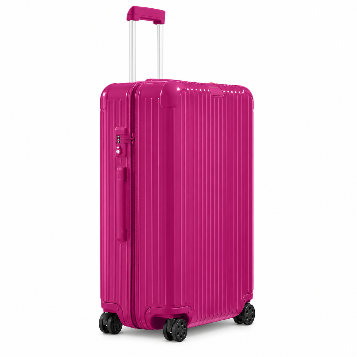 RIMOWA Essential Check-In L Gloss Magenta Purple – angled view