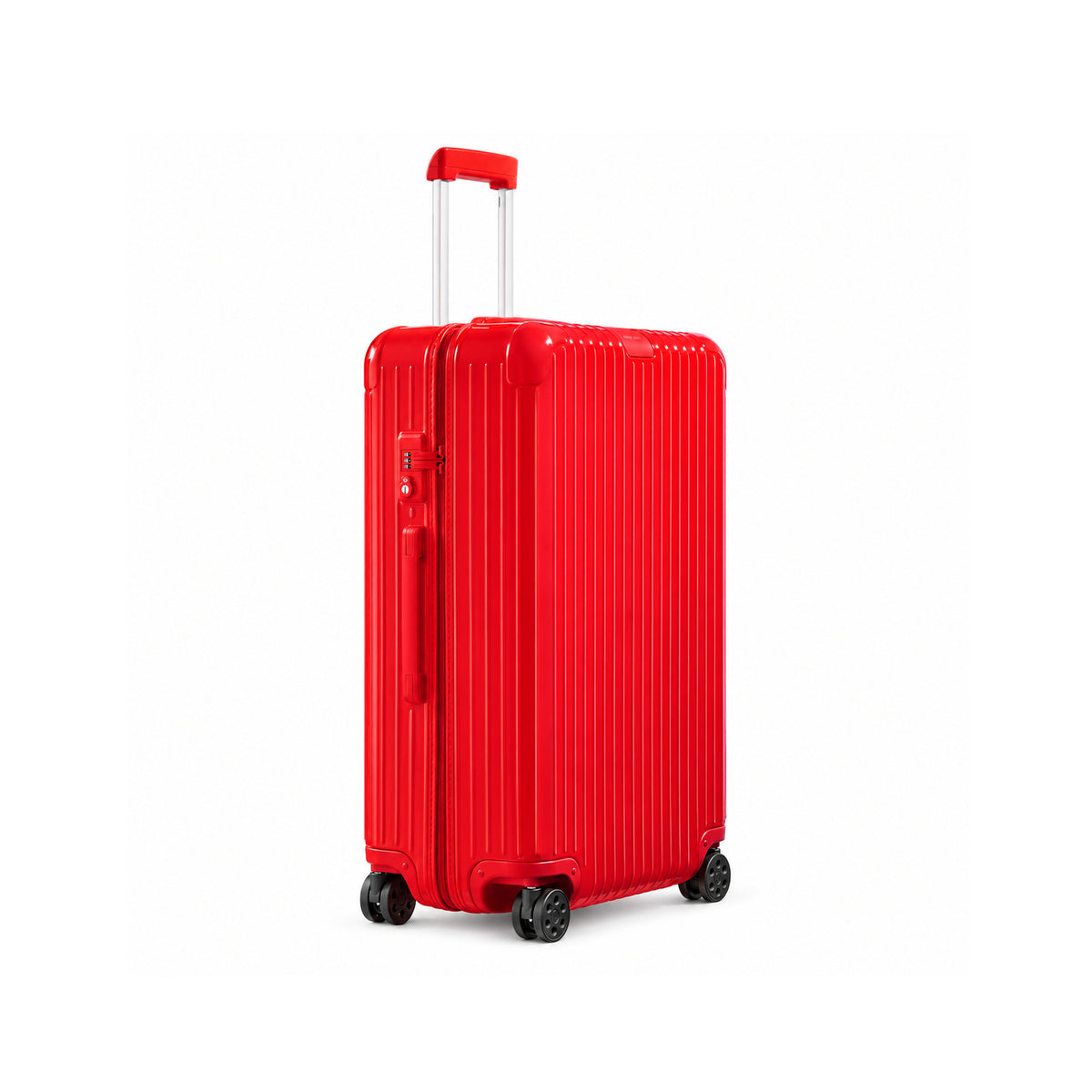 RIMOWA Essential Check-In L Gloss Red – angled view