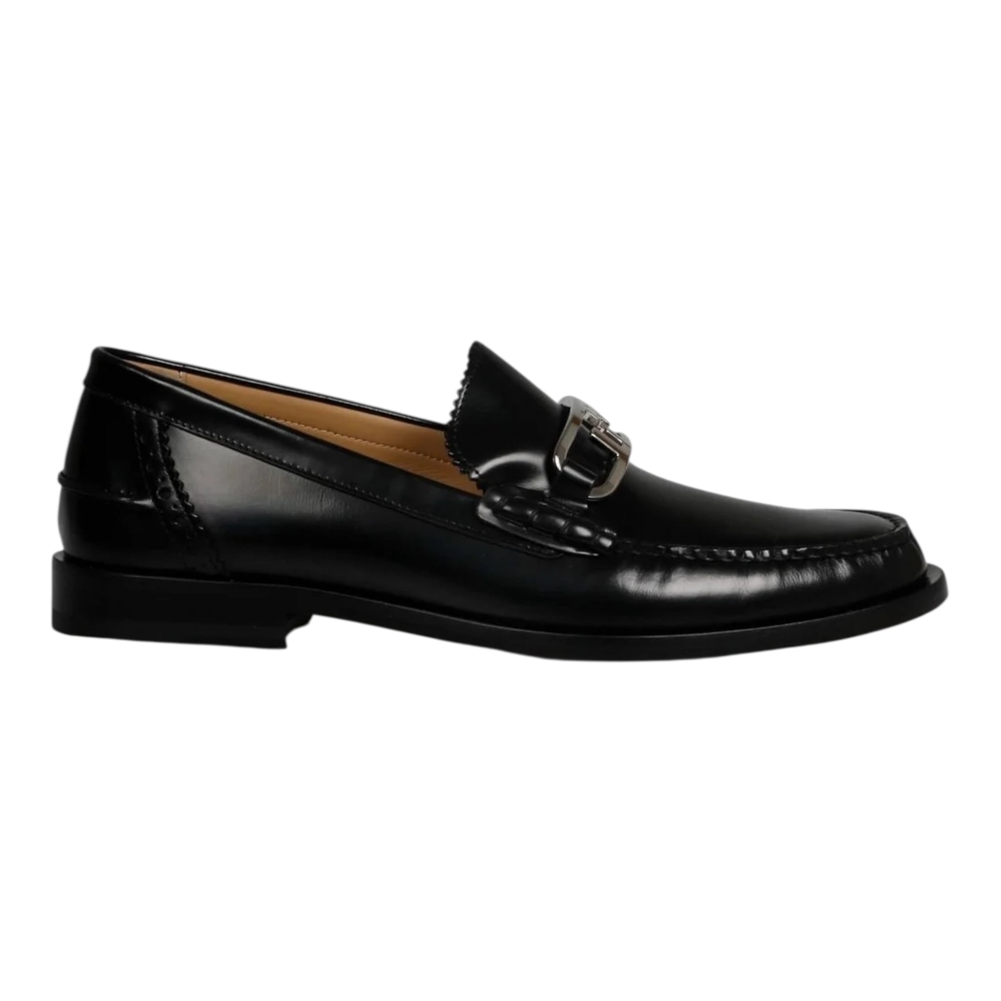 Fendi O'Lock Logo-Plaque Loafers