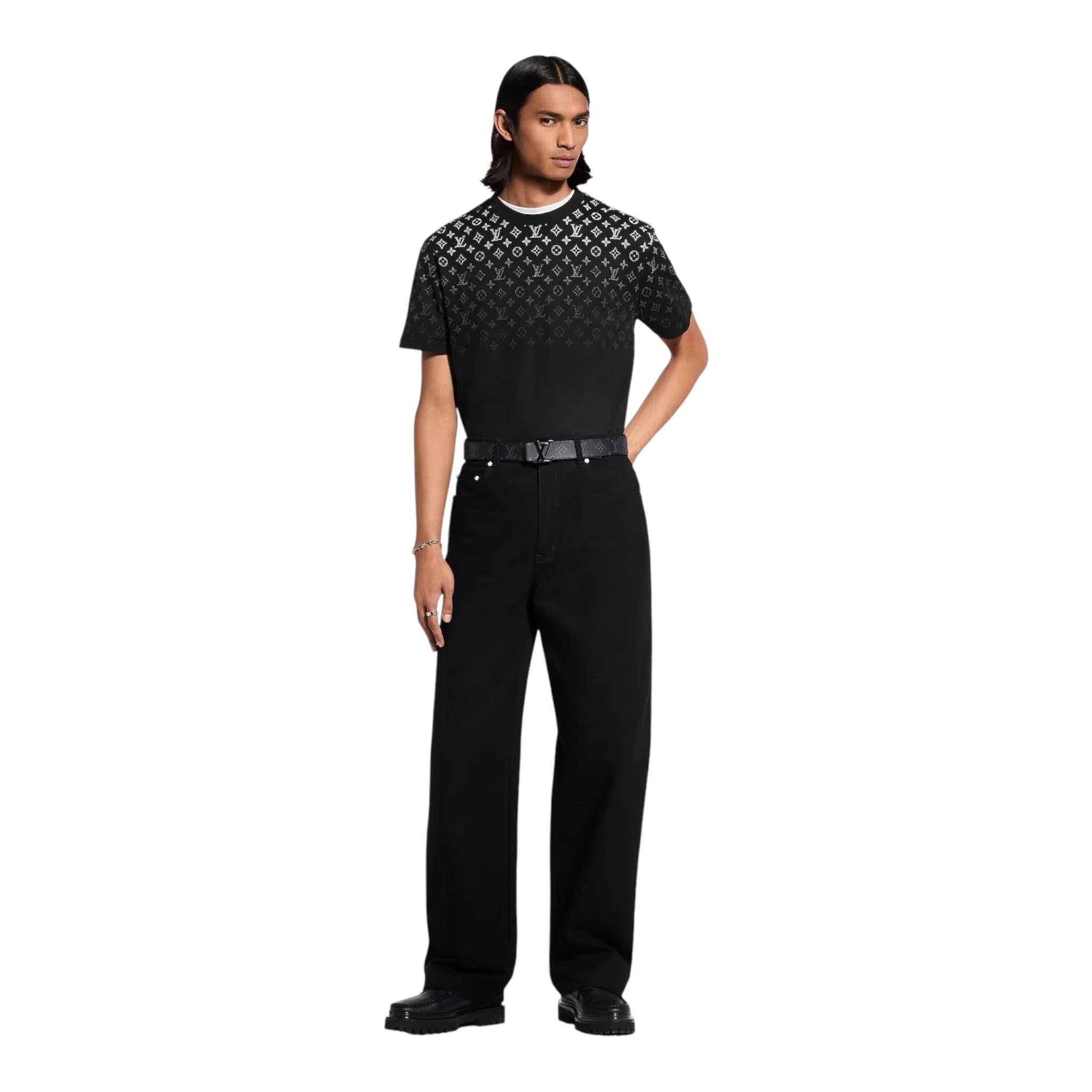 Gradient Cotton T-Shirt lv