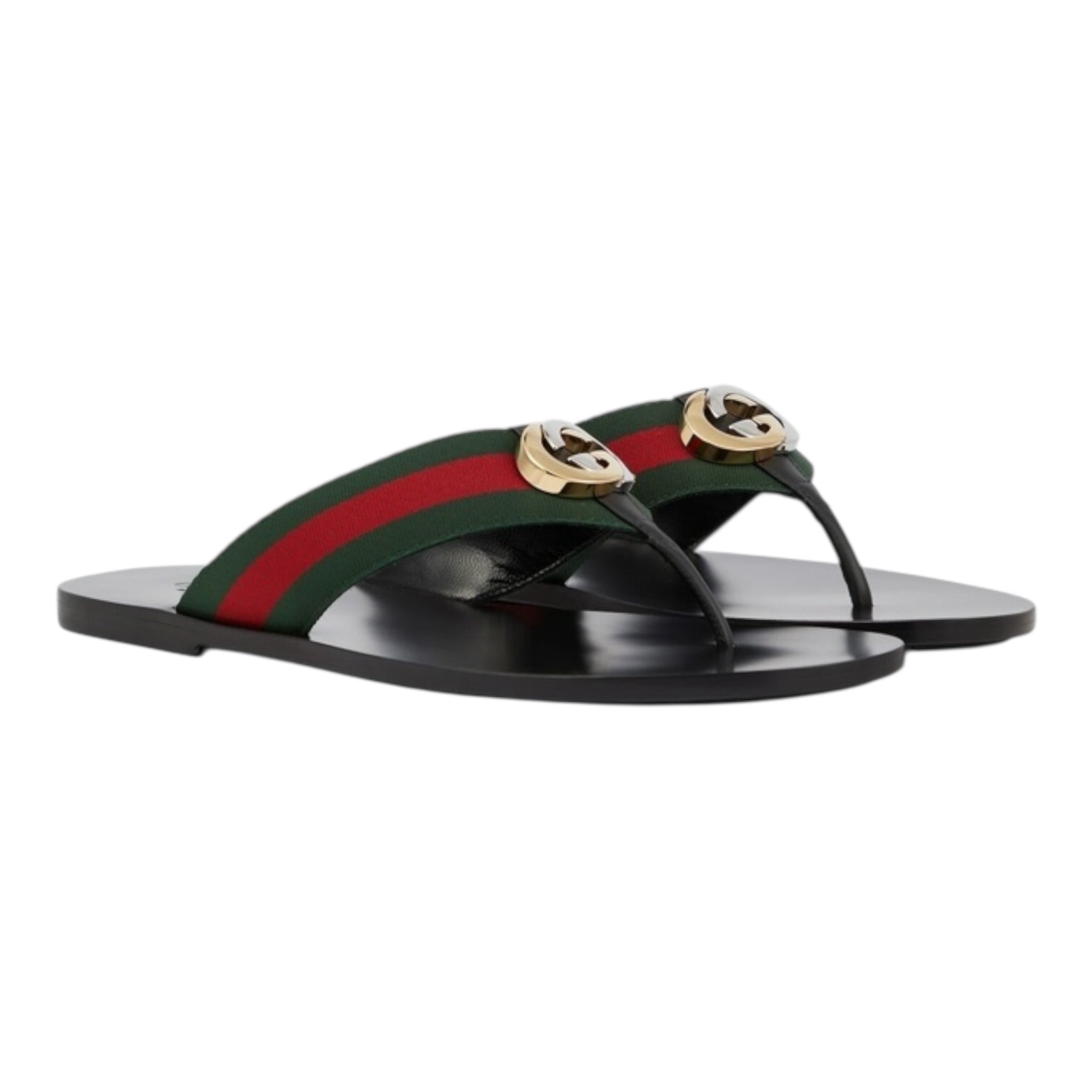 Gucci - Interlocking G thong sandals