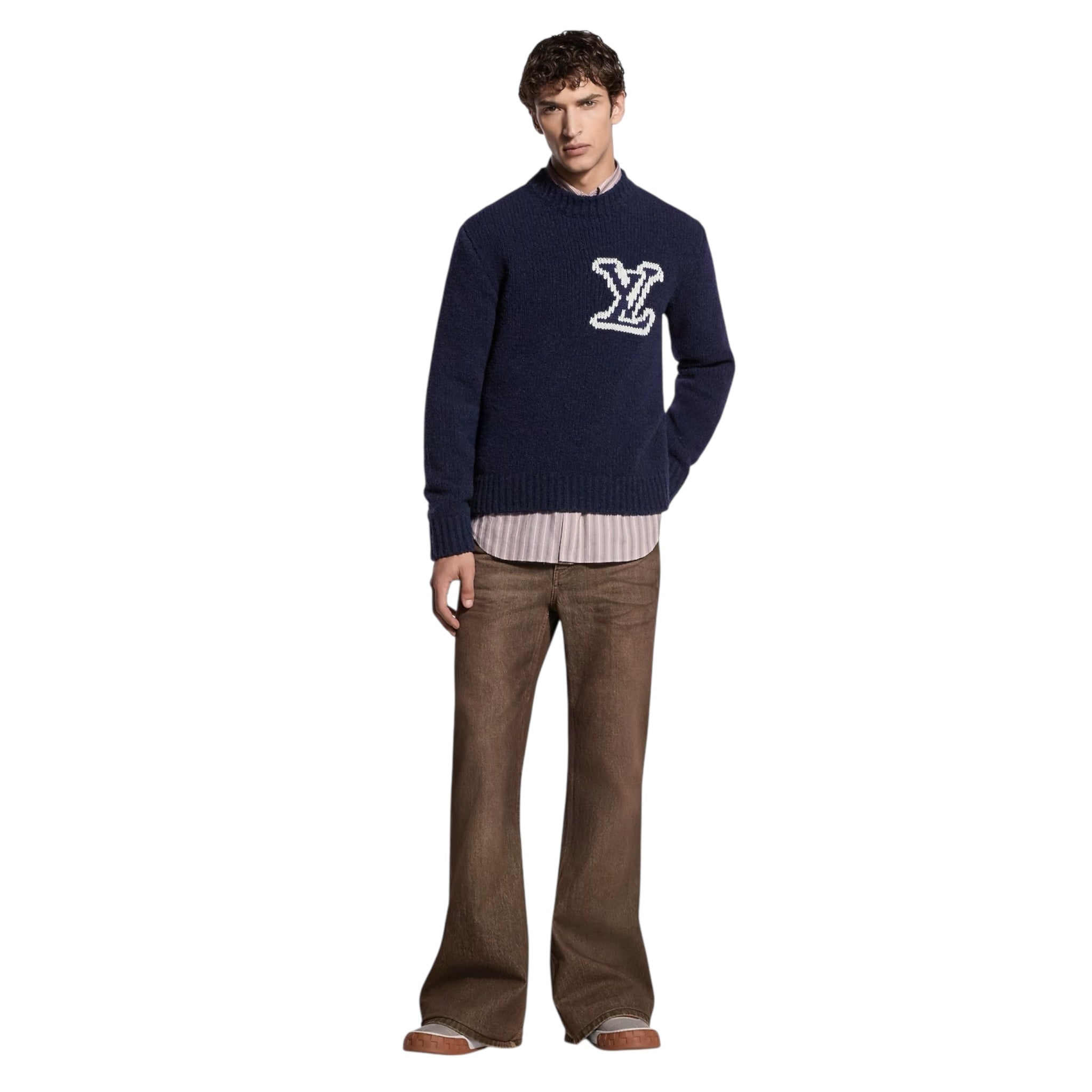 LV Intarsia Crewneck