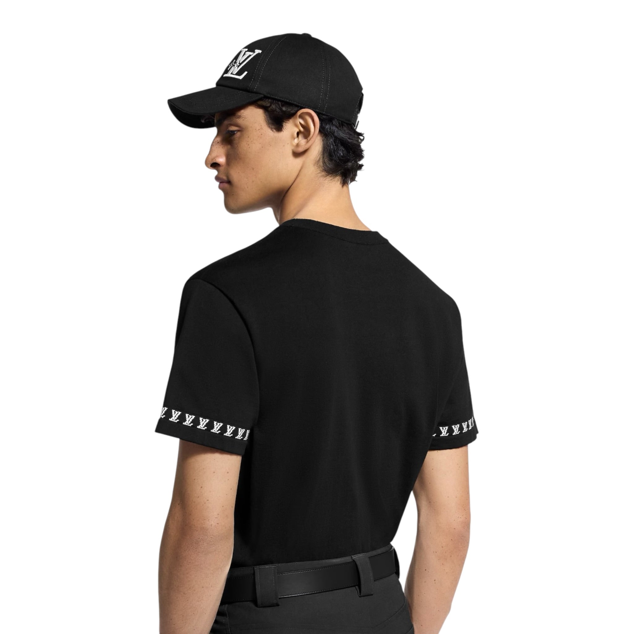 Short-Sleeved Cotton Crewneck lv