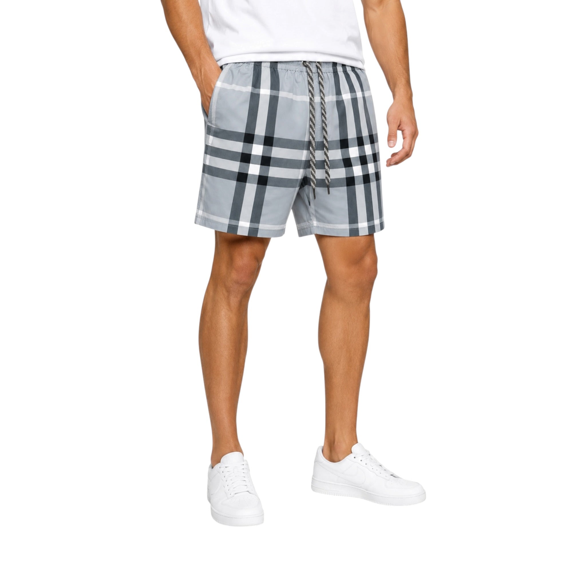 Burberry Check swim shorts