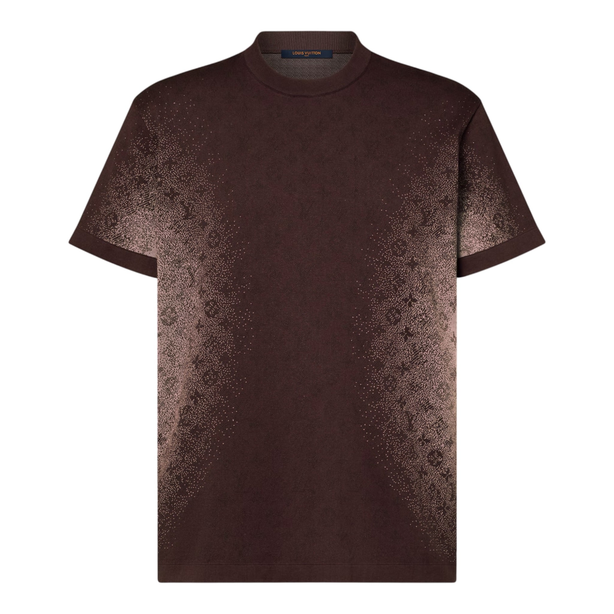 Monogram Jacquard Short-Sleeved Crewneck