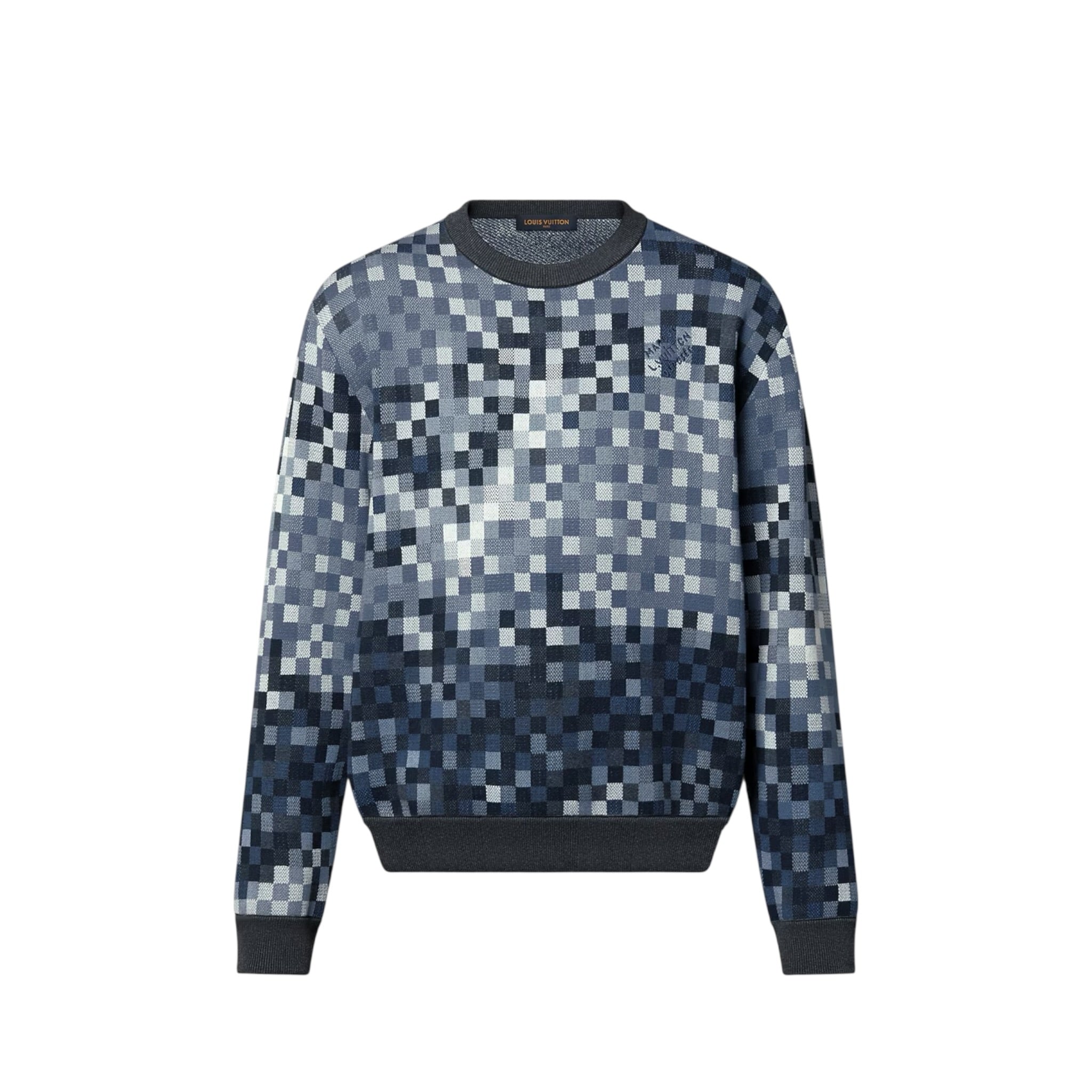 LV Vers Damoflage Jacquard Pullover