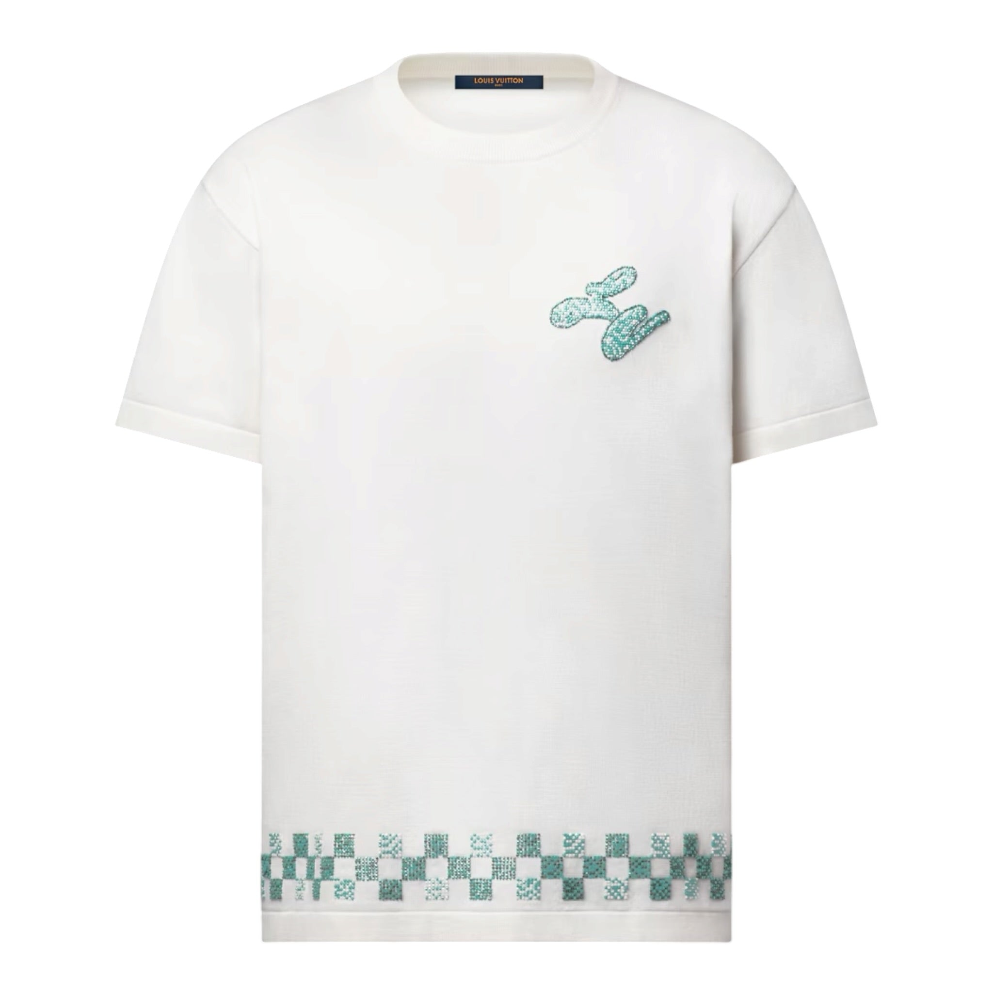 Embellished Short-Sleeved Crewneck