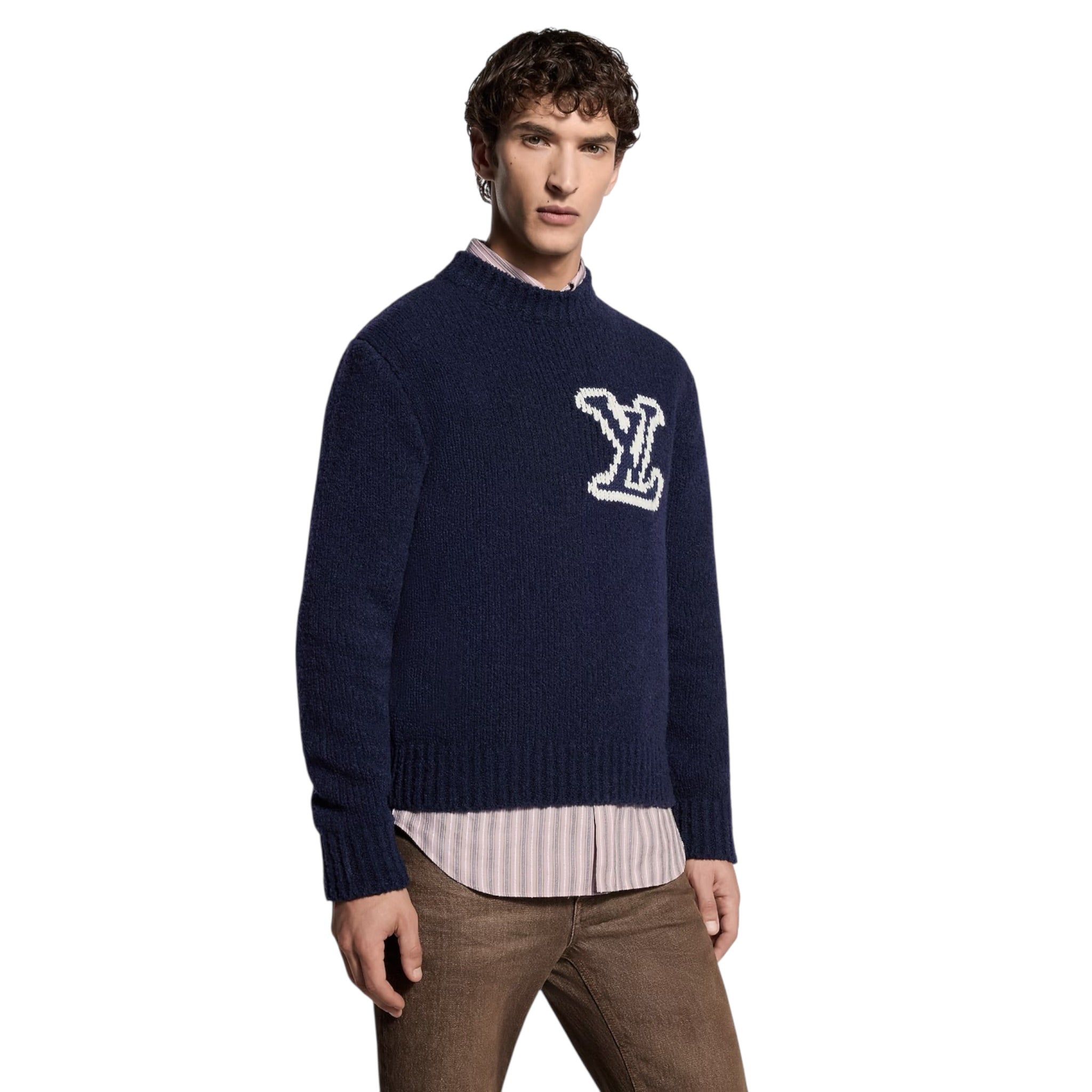 LV Intarsia Crewneck