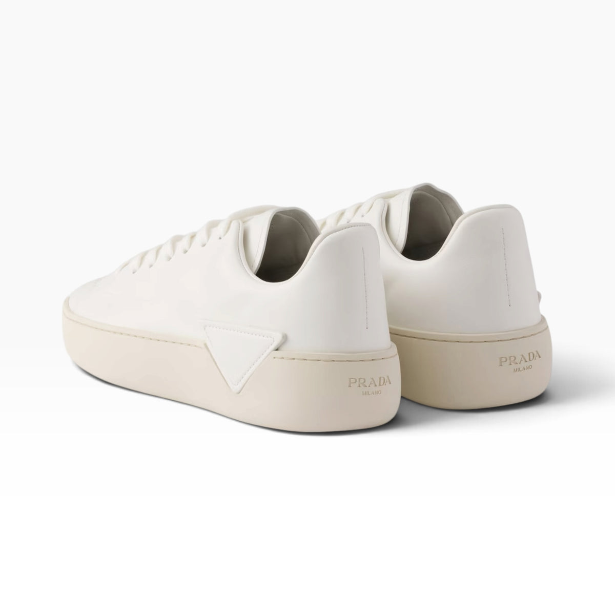 Prada court leather sneakers