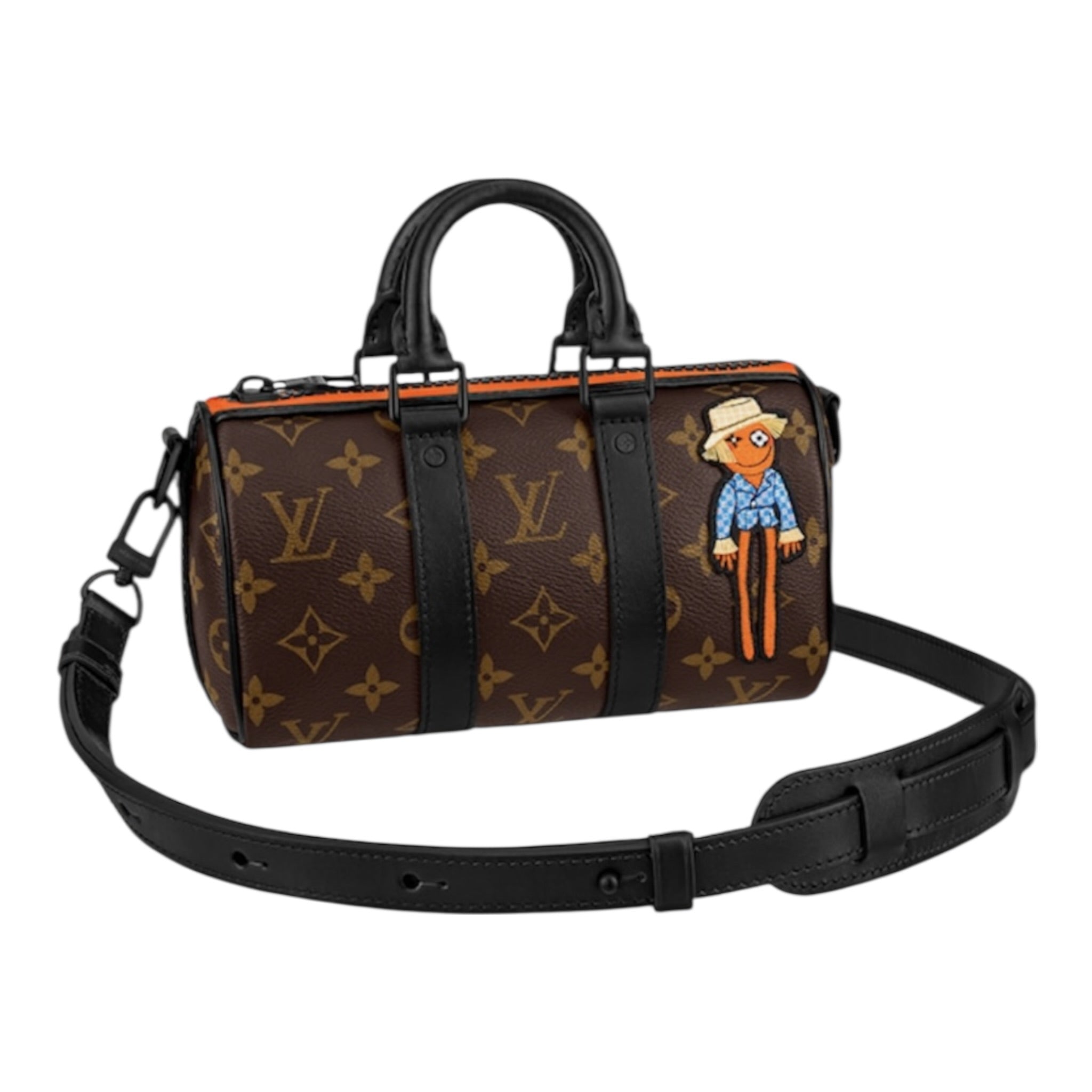 NIB Authentic Louis Vuitton Monogram Keepall XS Virgil Abloh Zoom with Friends