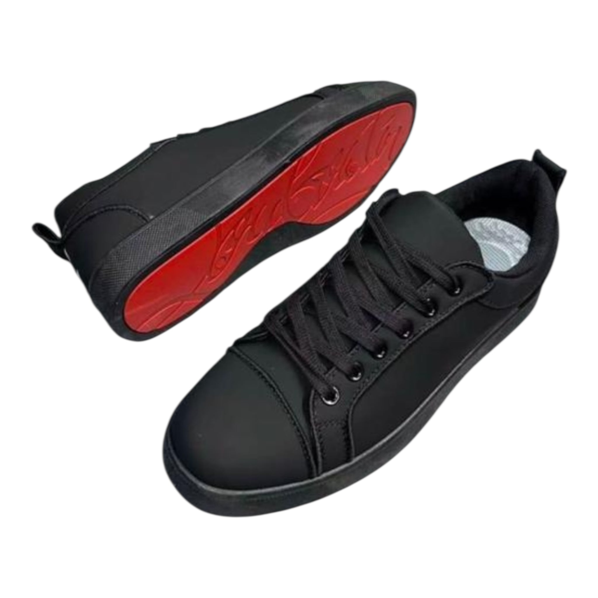 Christian Louboutin Black Louis Junior Sneakers