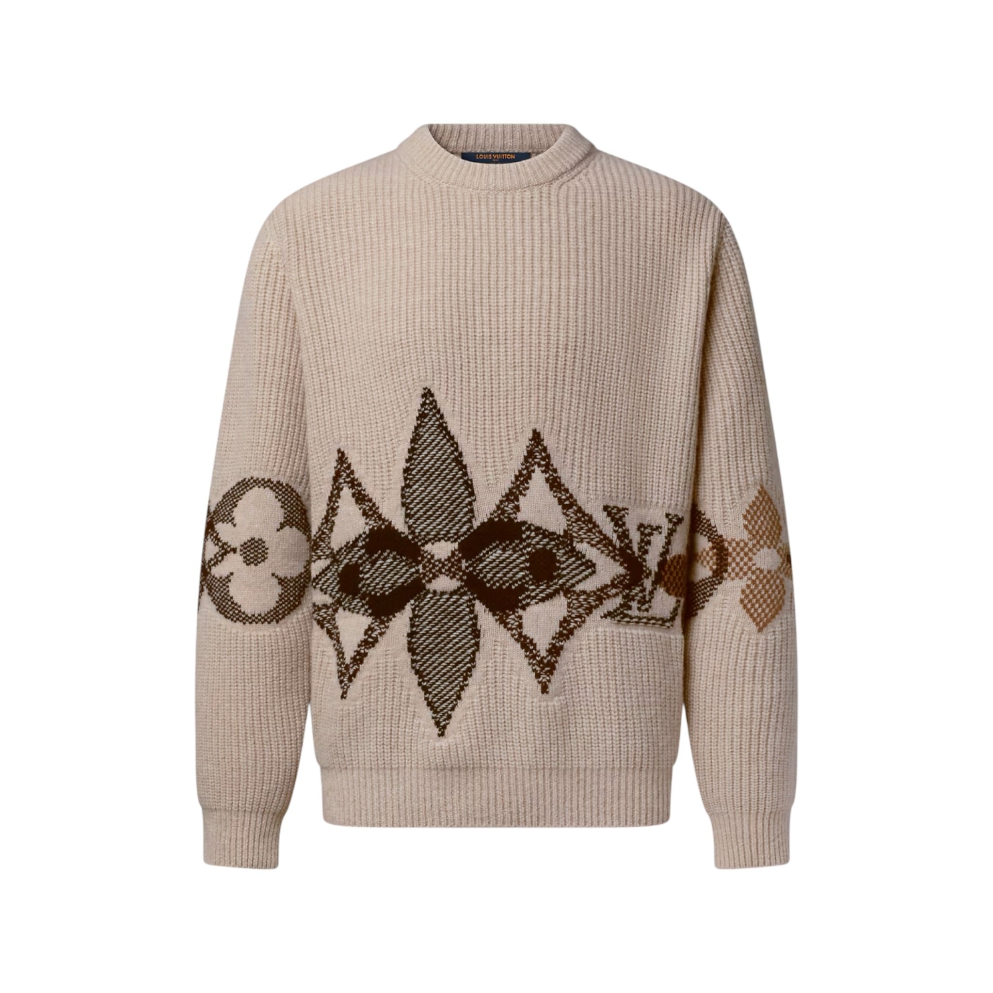 Graphic Knitted Crewneck