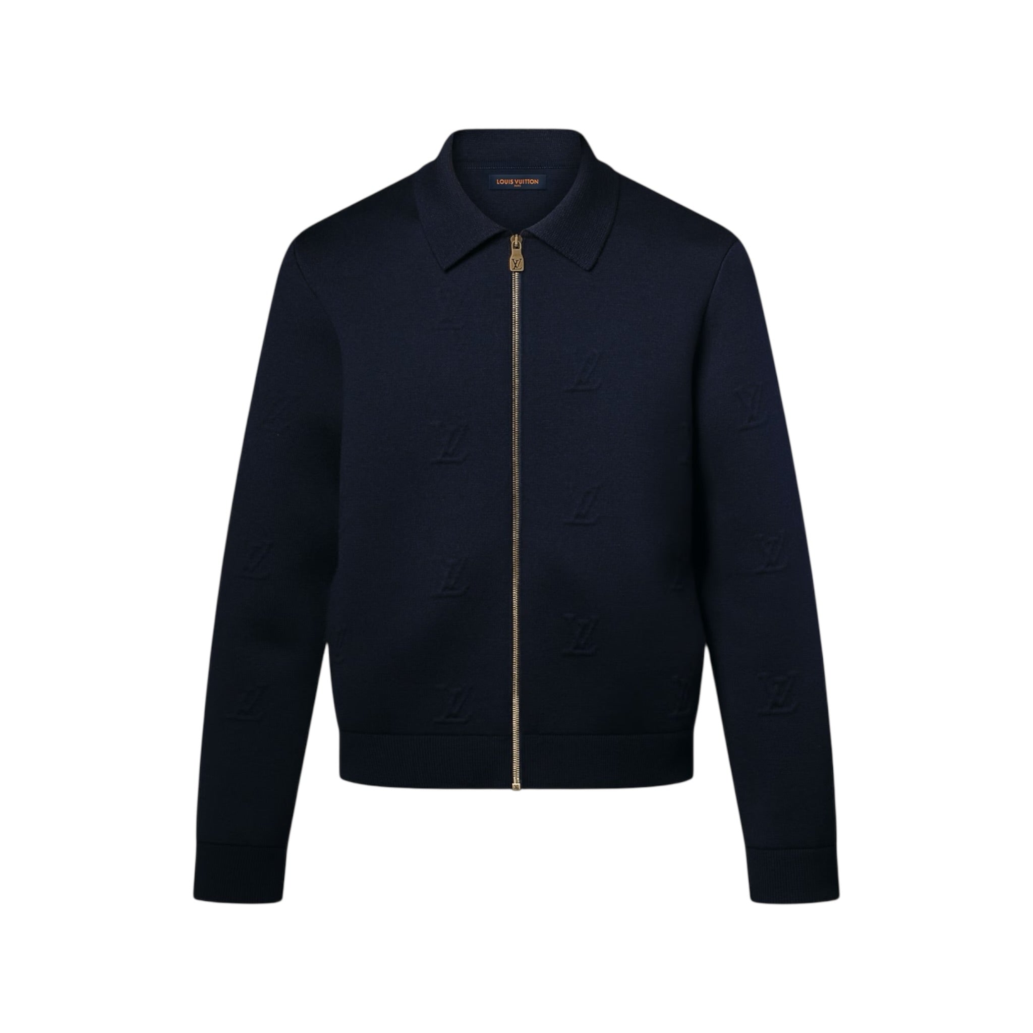 LV Blason Embossed Zipped Blouson