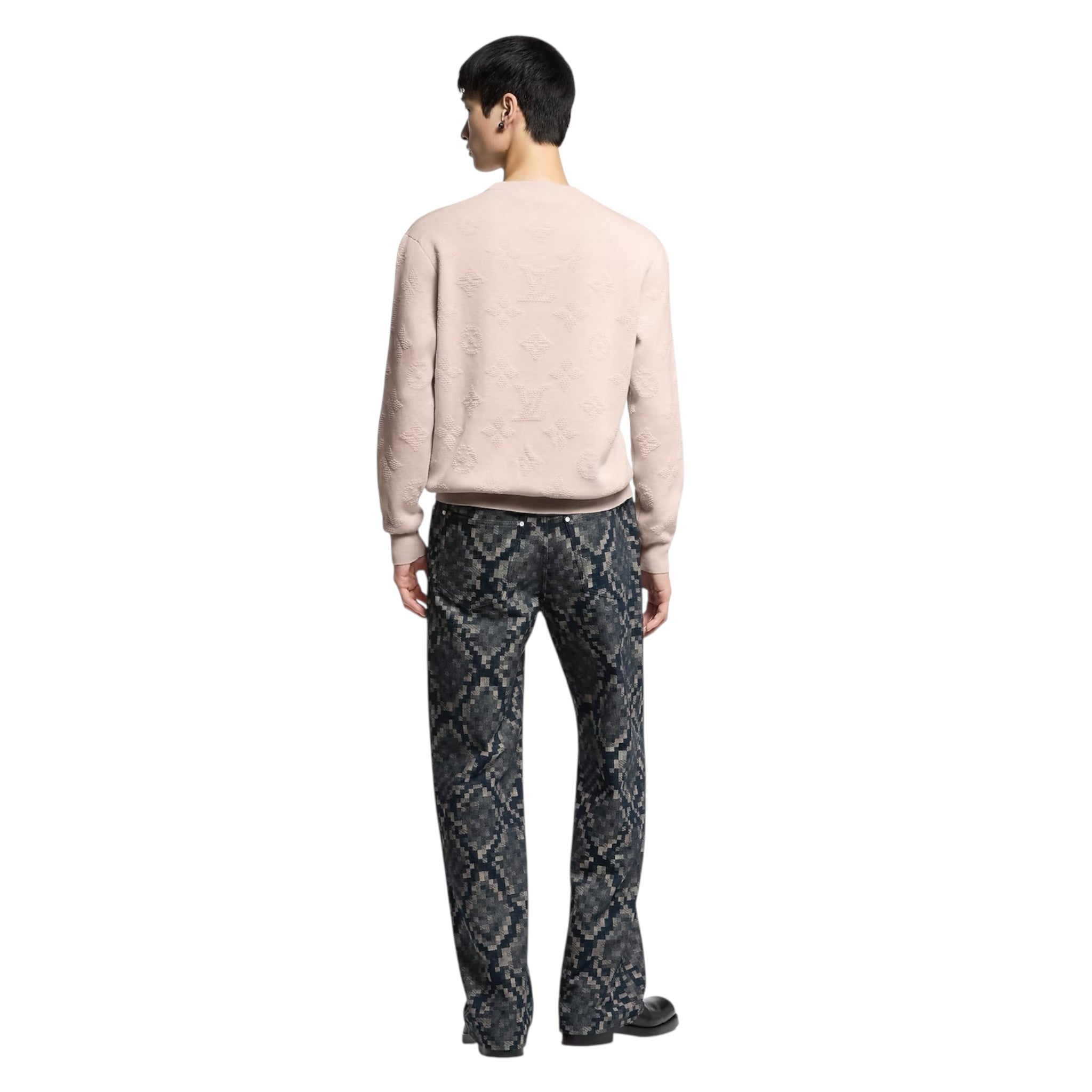 Monogram Embossed Pullover