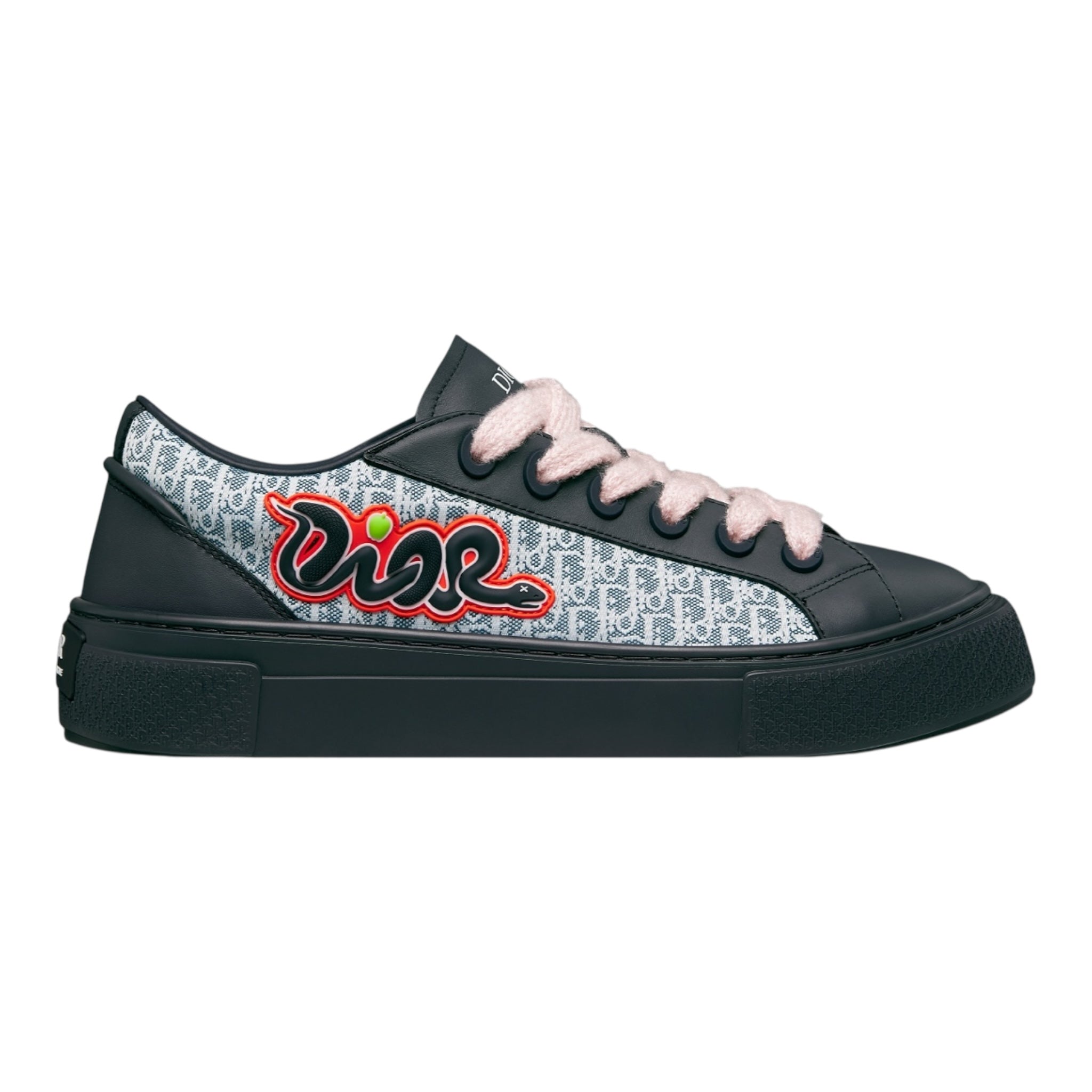 【洗練と遊び心の、絶妙バランス】Dior B33 スピンスニーカー B33 Spin Sneaker Blue Denim with Blue and Beige Raffia