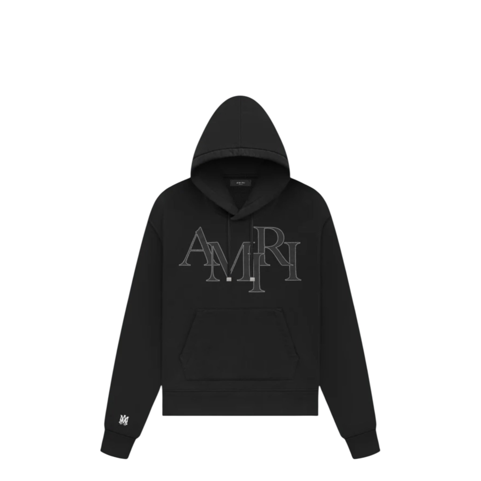 AMIRI STAGGERED LOGO HOODIE