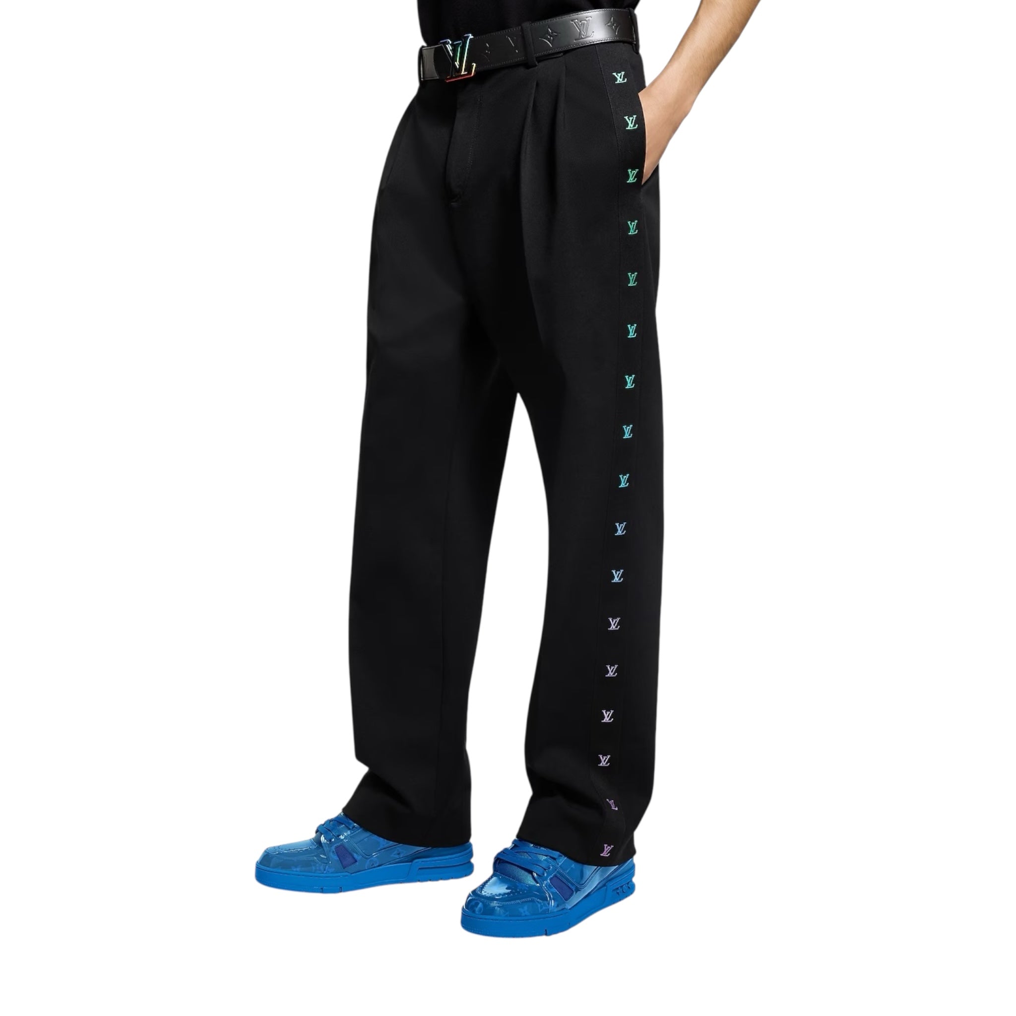 Preppy Tailored Jersey Trousers