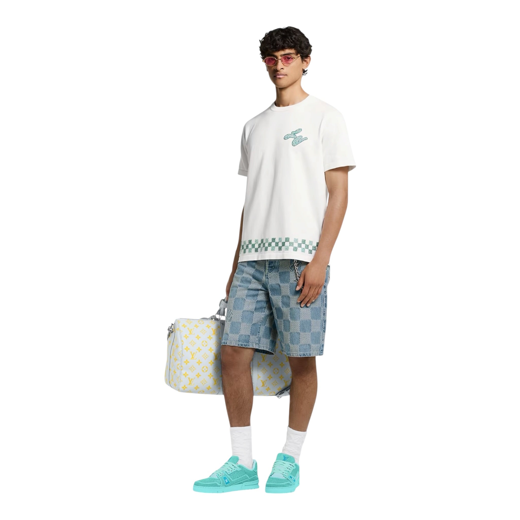 Embellished Short-Sleeved Crewneck