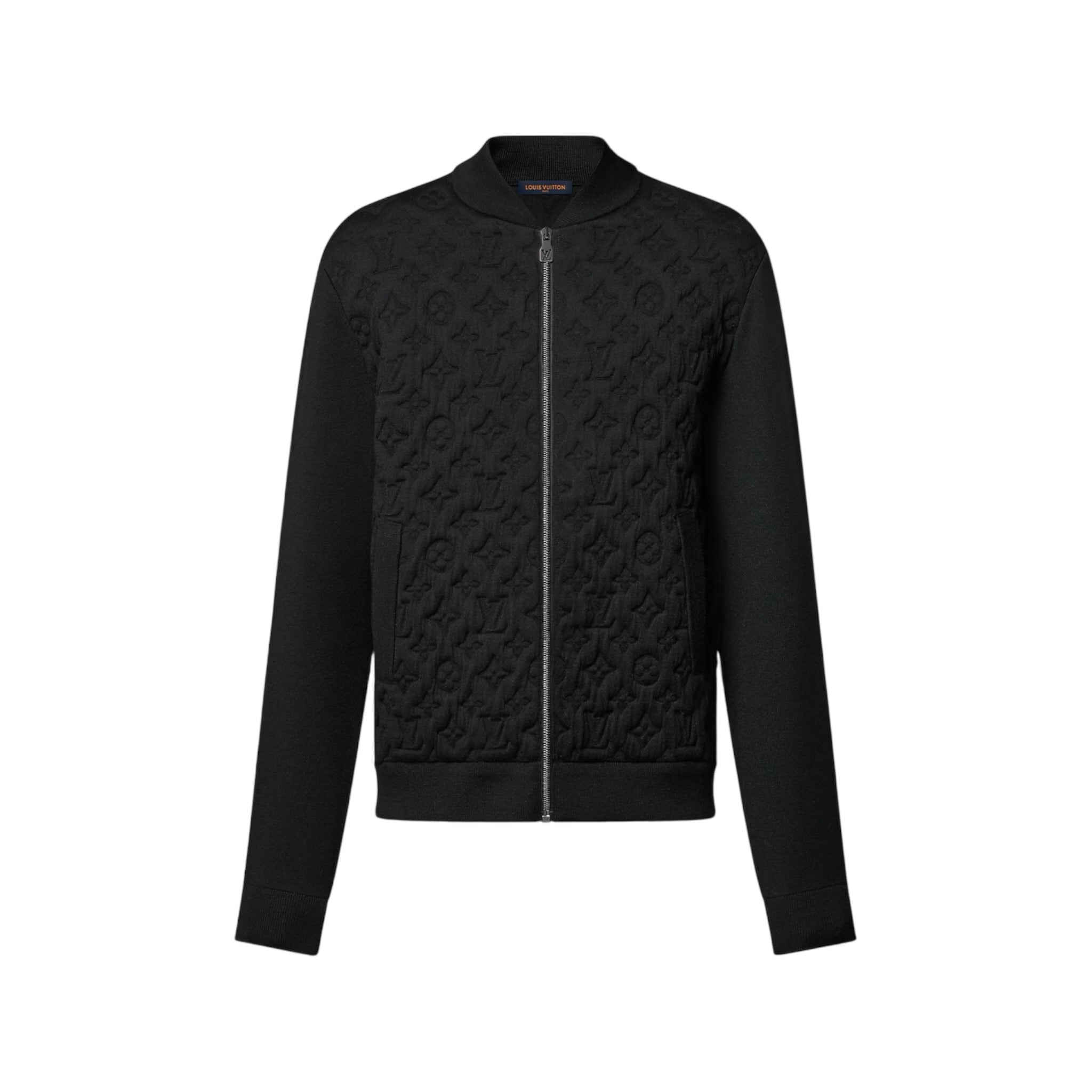 Monogram Padded Wool-Blend Bomber